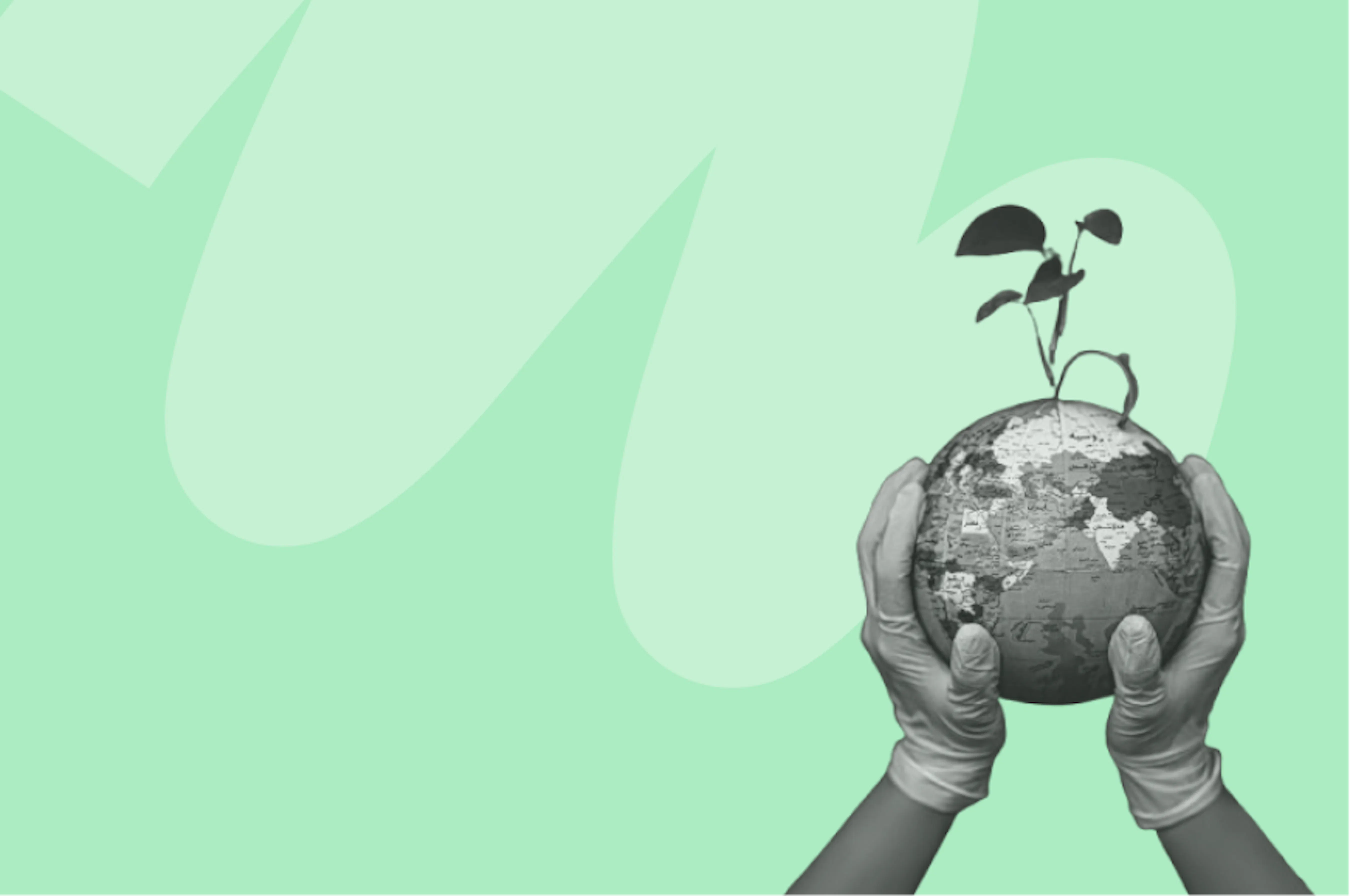 Mains tenant une planète Terre