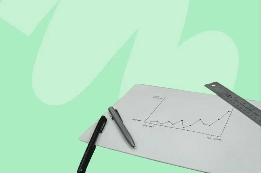 Feuille de papier avec stylo