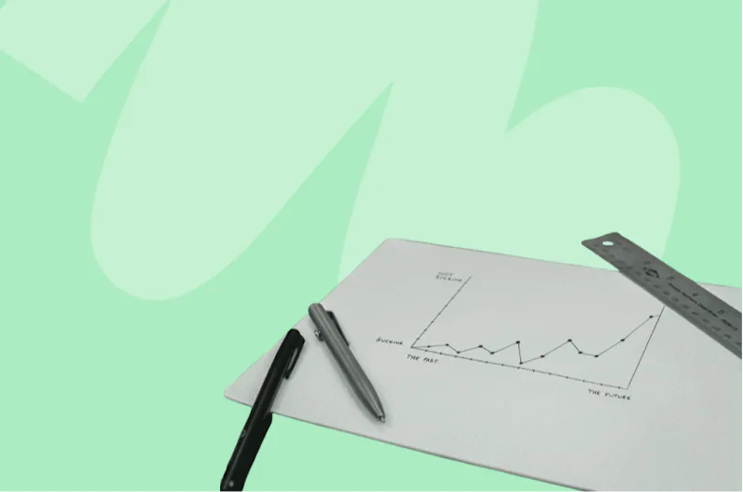 Feuille de papier avec stylo