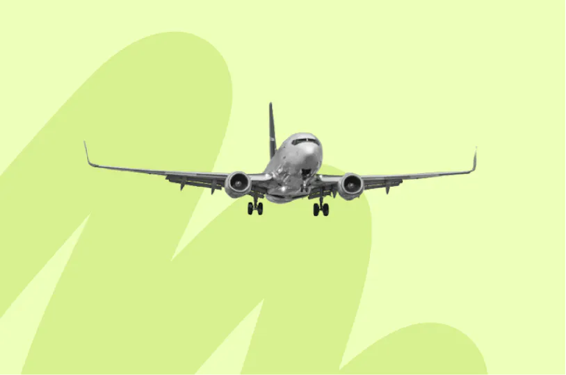 Avion en plein vol