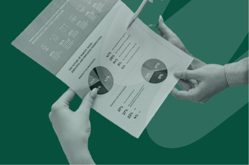 people holding a report