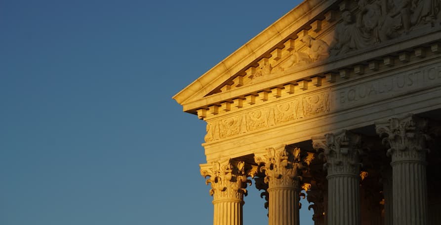 supreme court at sunrise