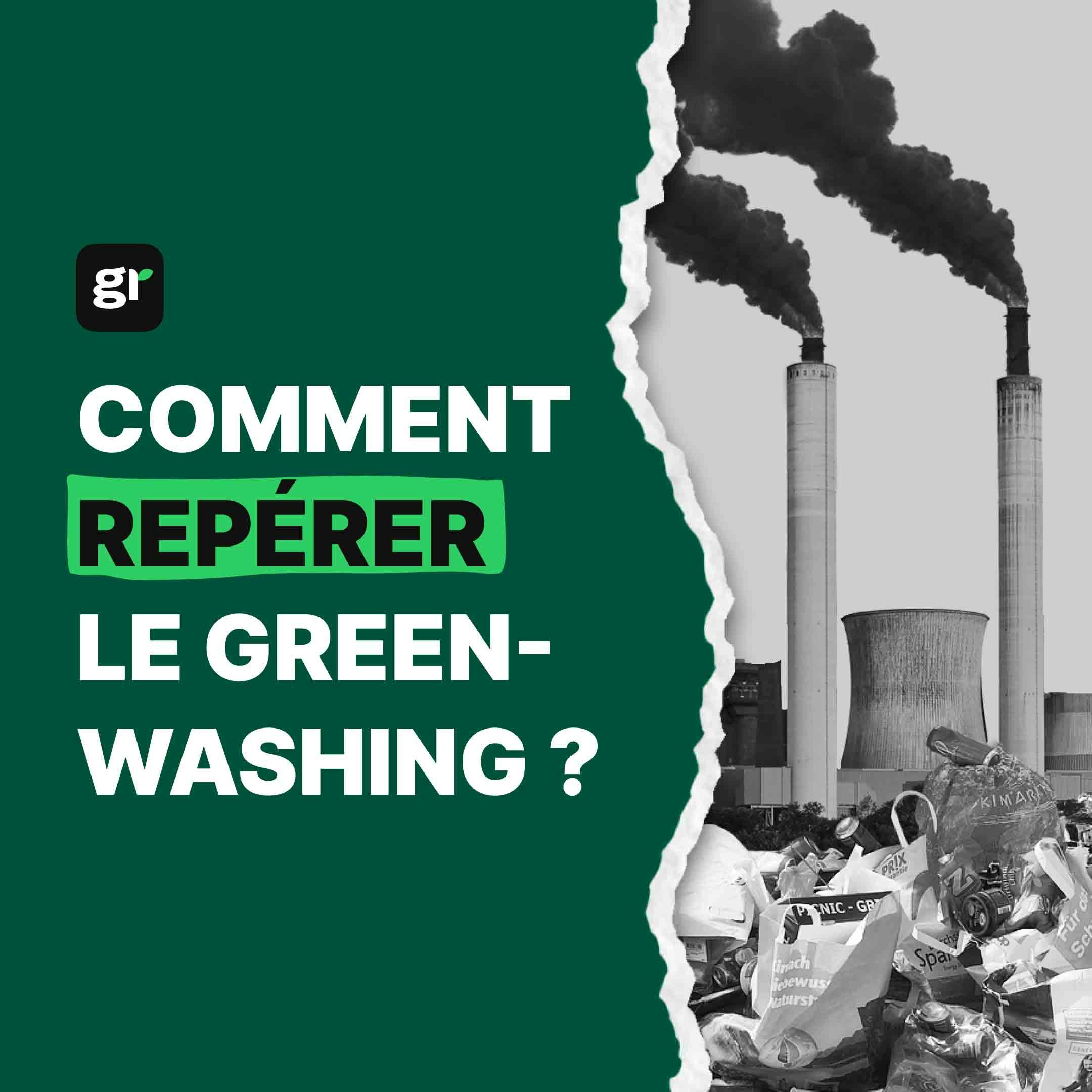 infographie comment repérer le greenwashing