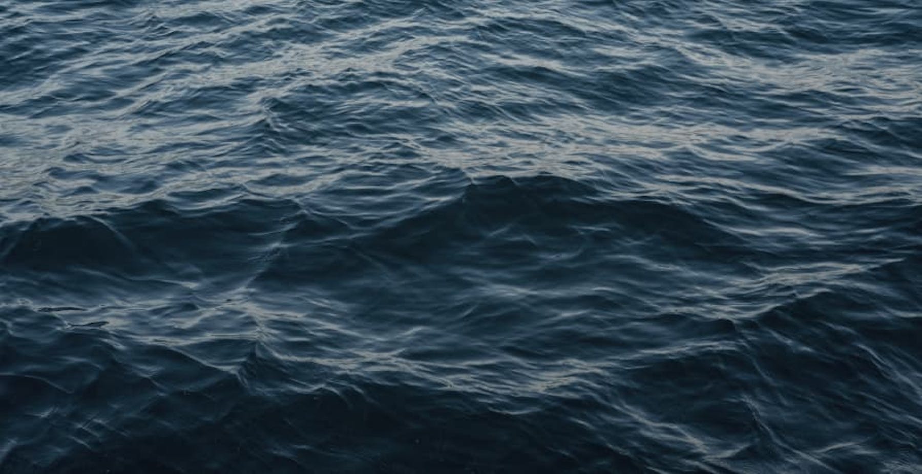 dark ocean water