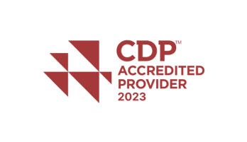 CDP accredited provider 2023 logo