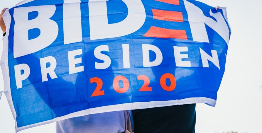 biden for 2020 banner blue