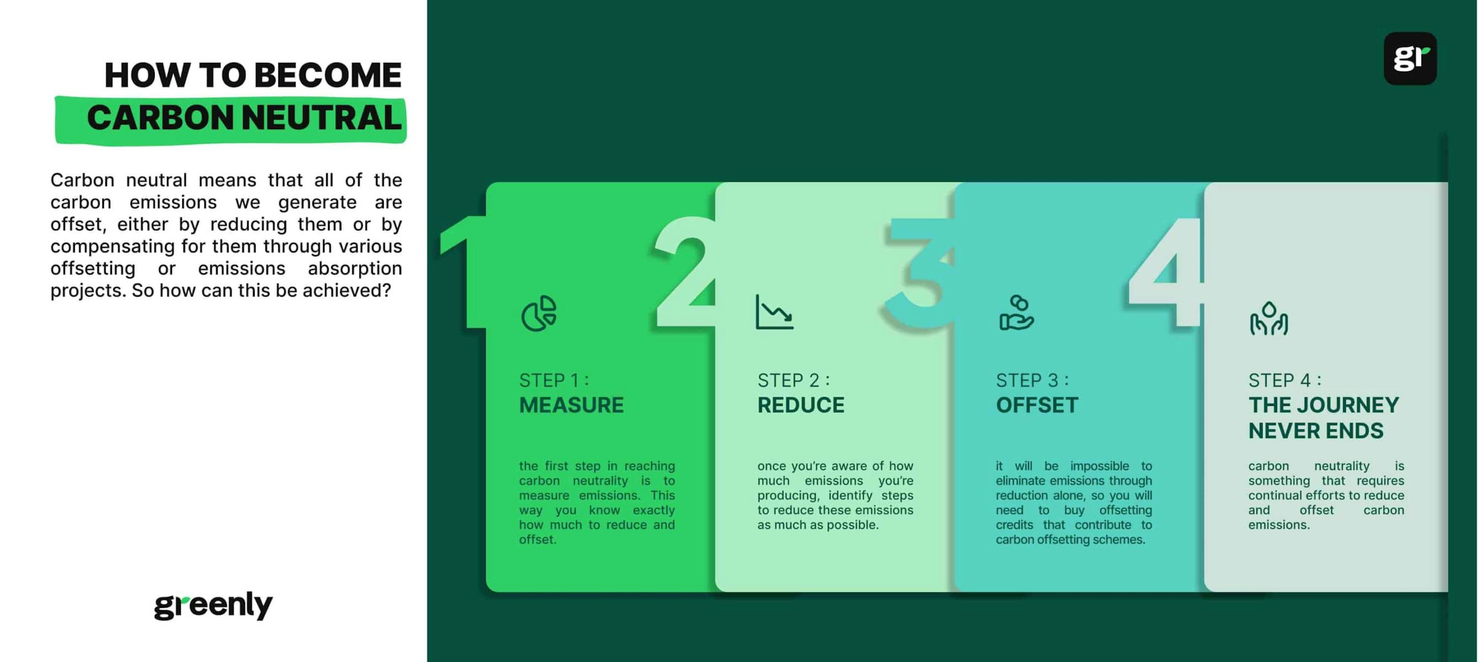 infographic carbon neutrality