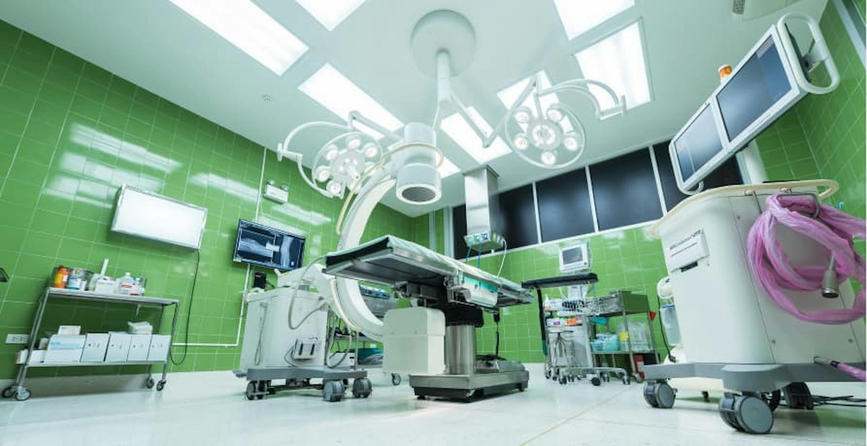 operating theatre room with hospital equipment