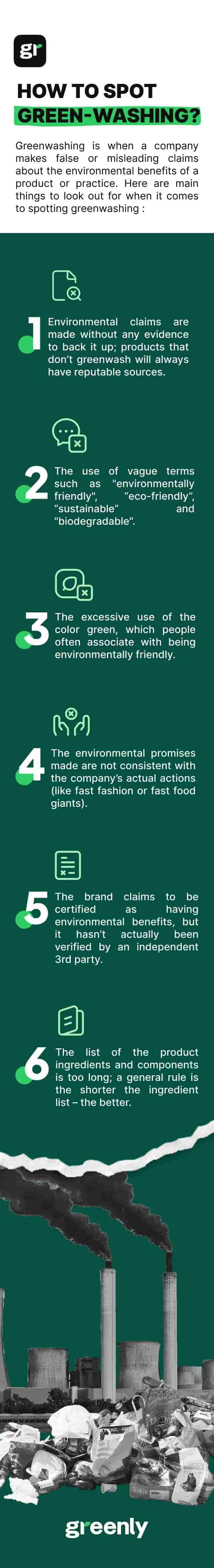 infographie greenwashing