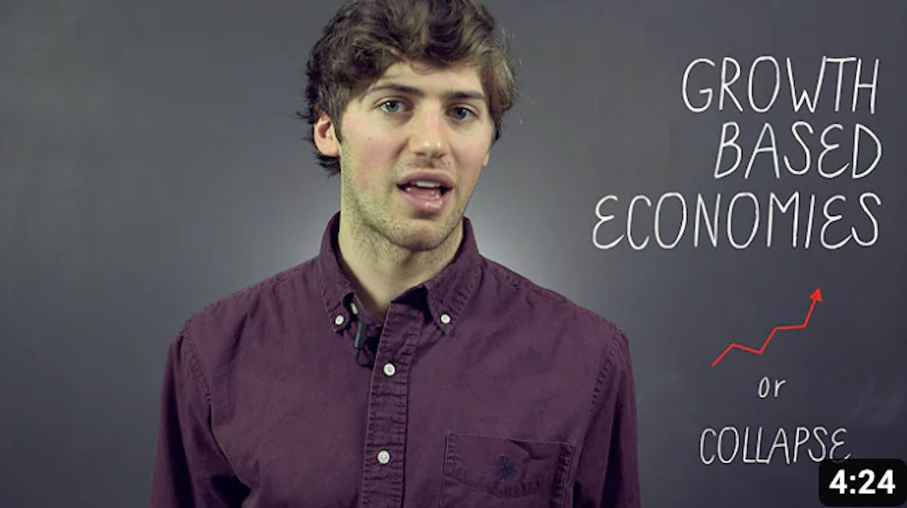 man discussing the economy