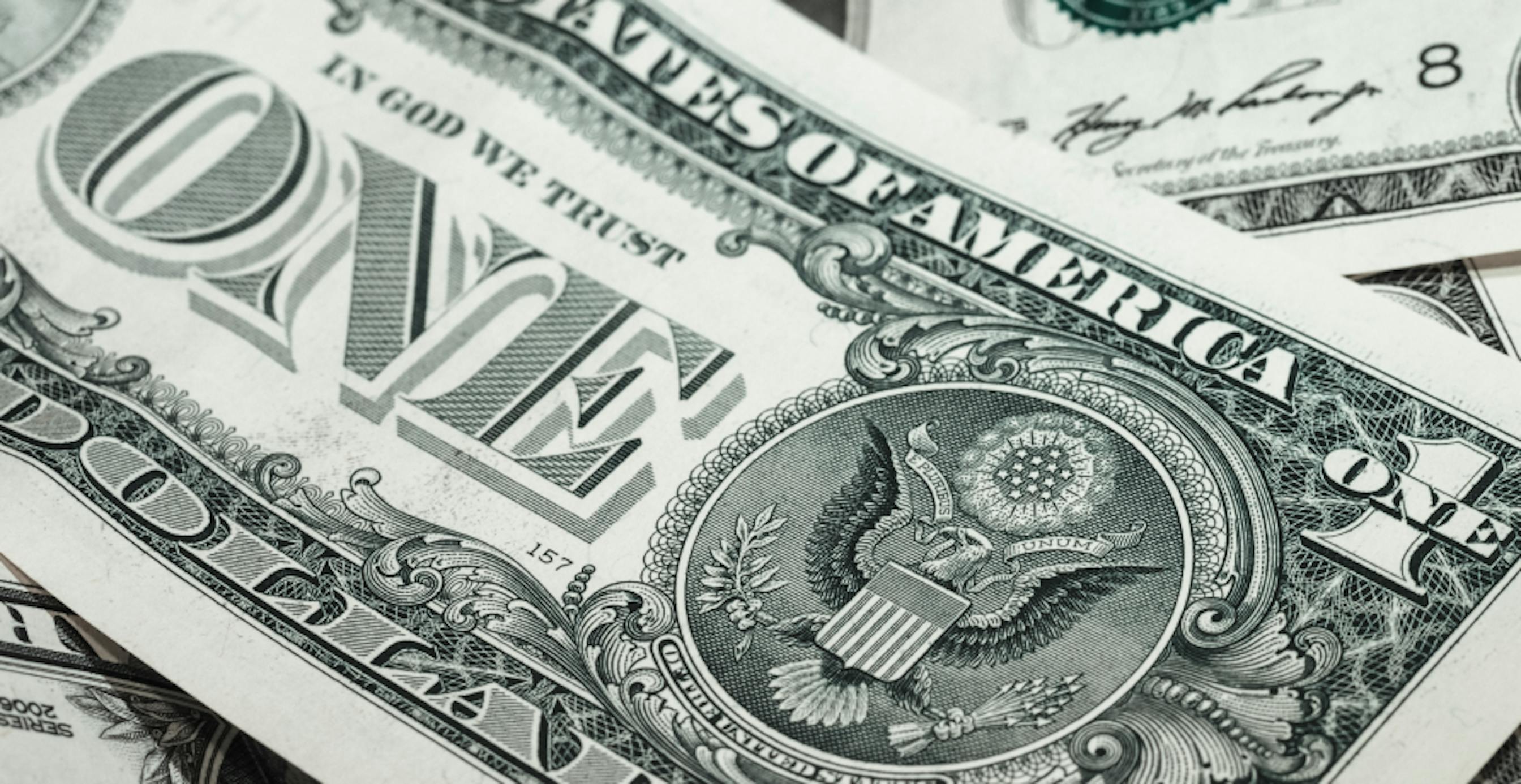 one dollar bill