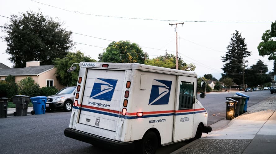USPS United States Postal Service Truck