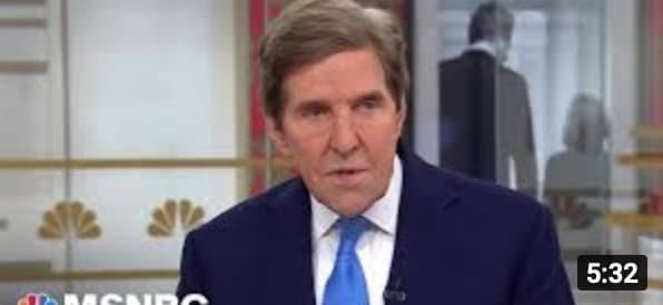 Kerry on MSNBC on Climate Envoy & China