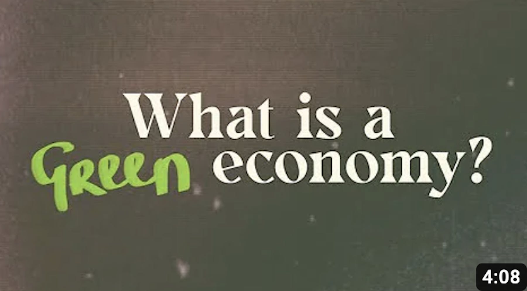 title - what is a green economy?