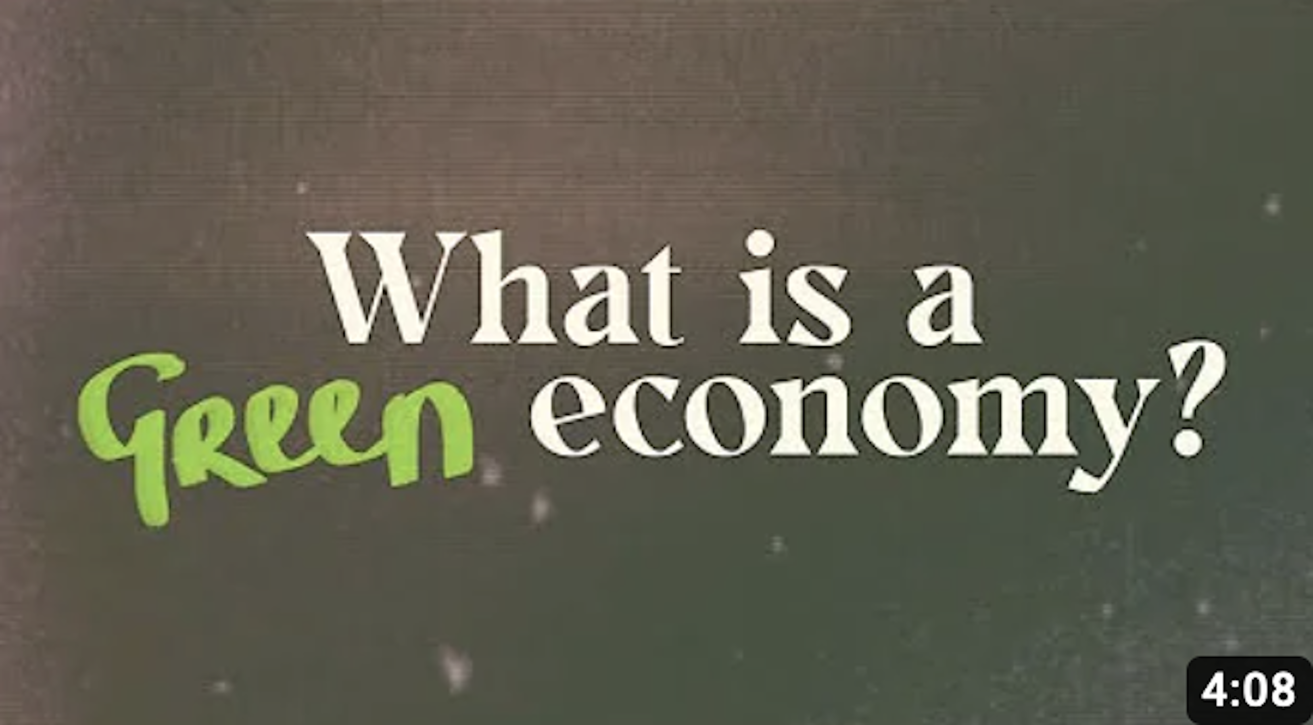title - what is a green economy?