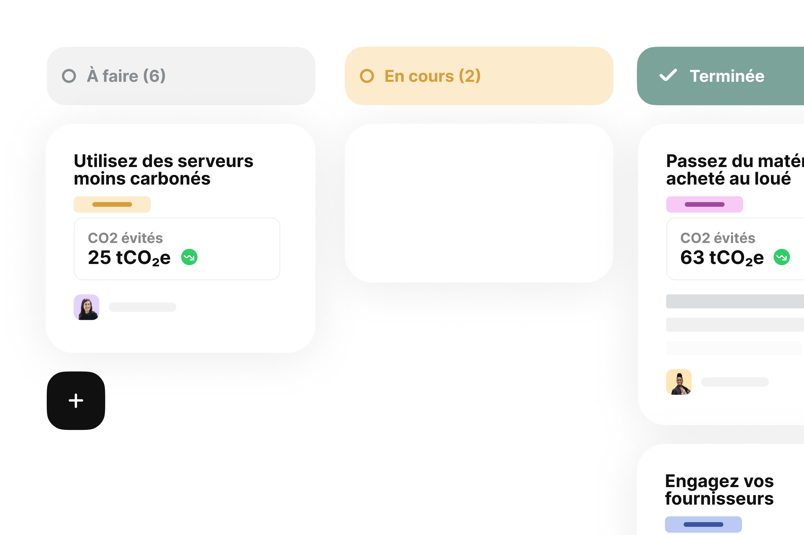 Plan d'actions personnalisé