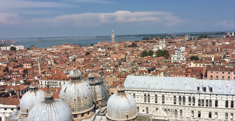view from saint mark's campanile