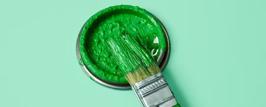 peinture verte