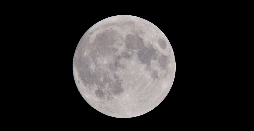view of the moon 2D