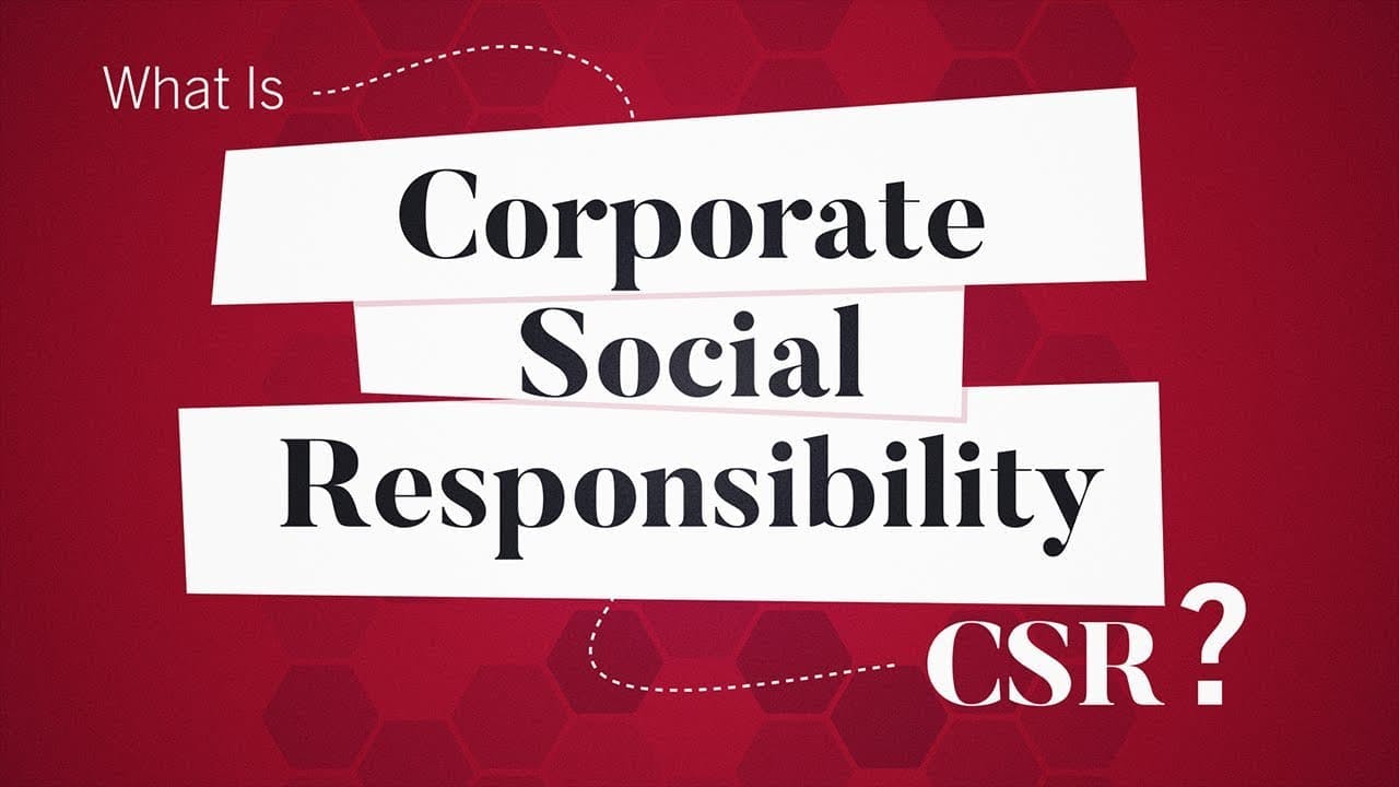 red background what is Corporate Social Responsibility CSR