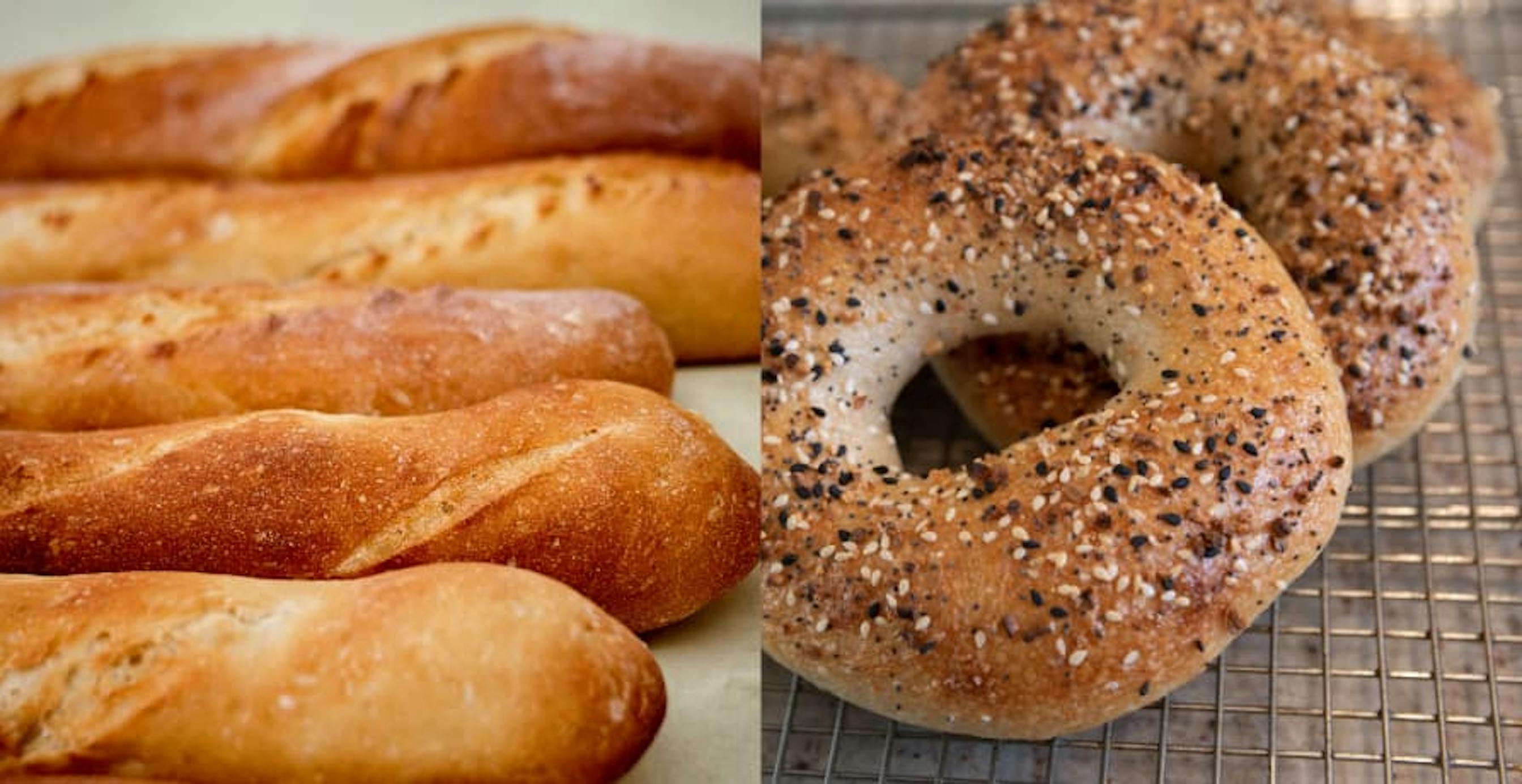 baguettes vs. bagels