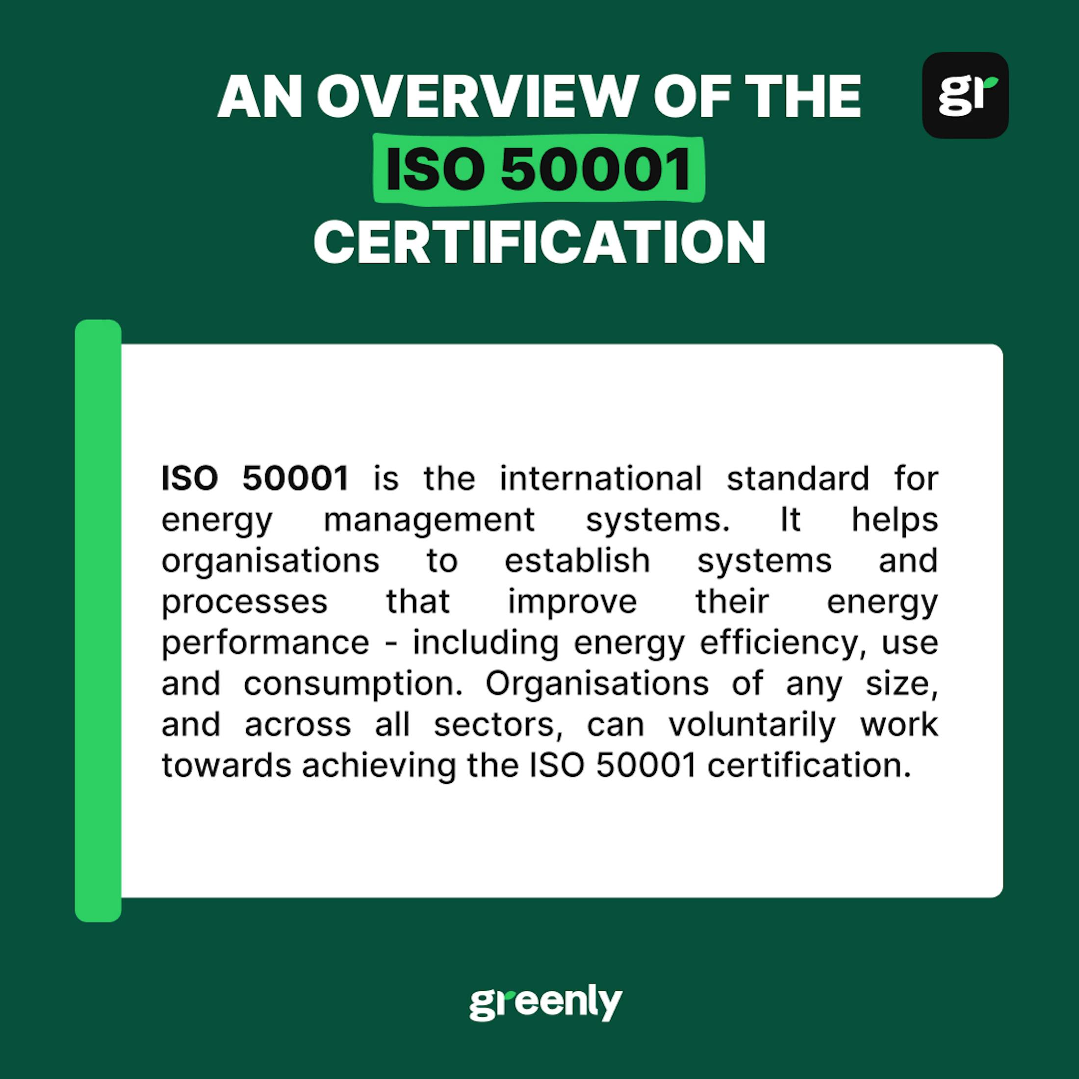 ISO 50001 Infographic