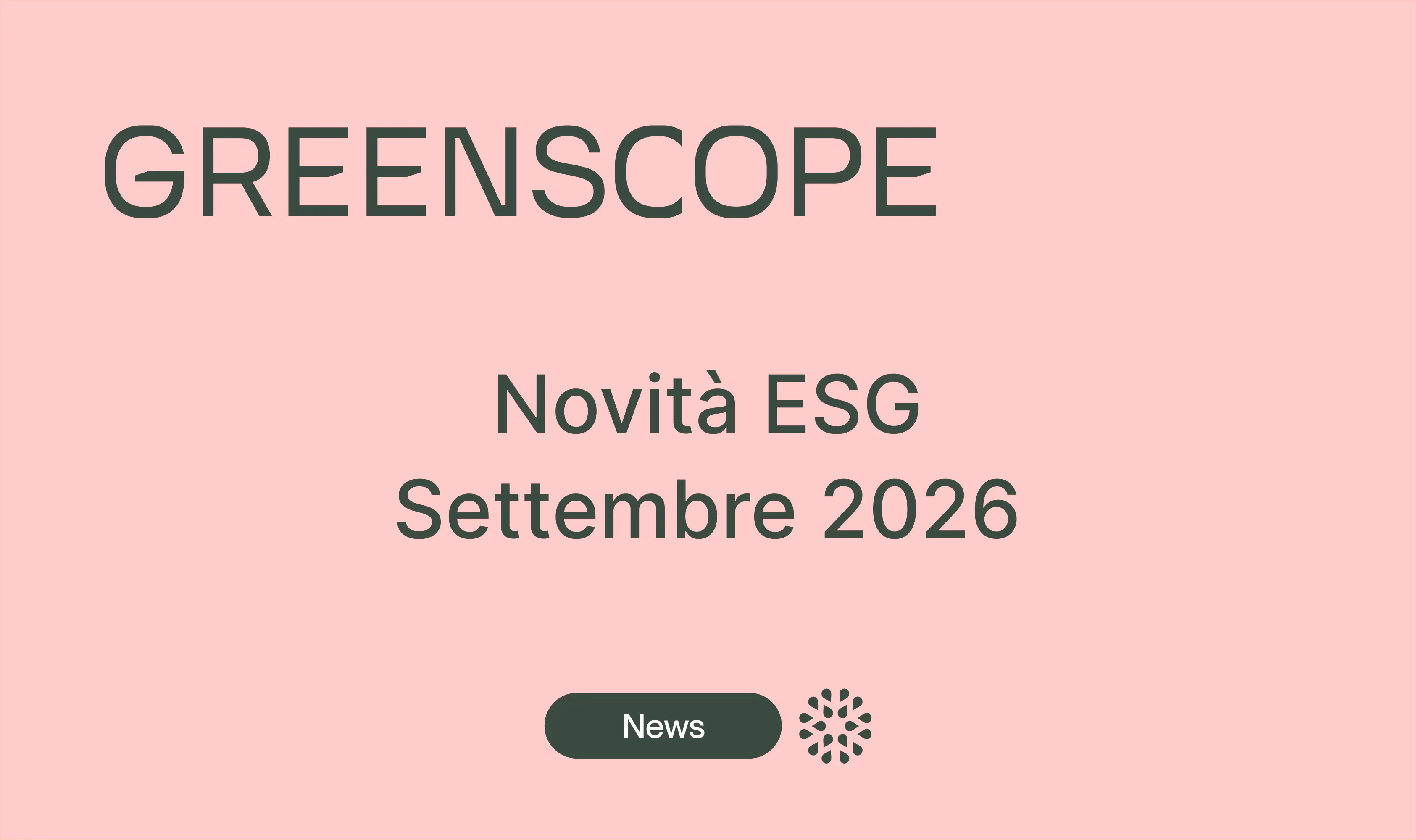 newsletter finanza sostenibile