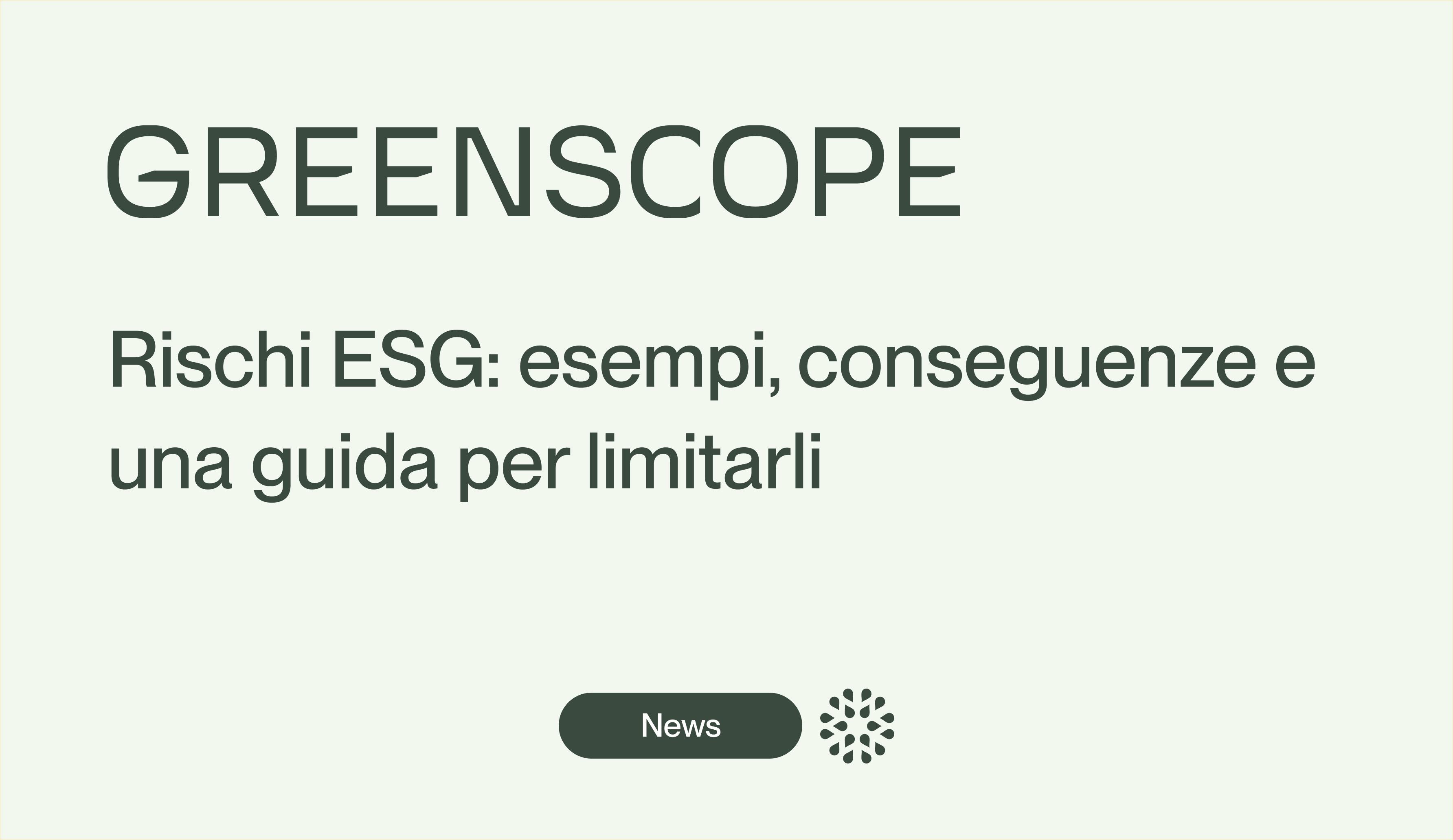 rischi ESG