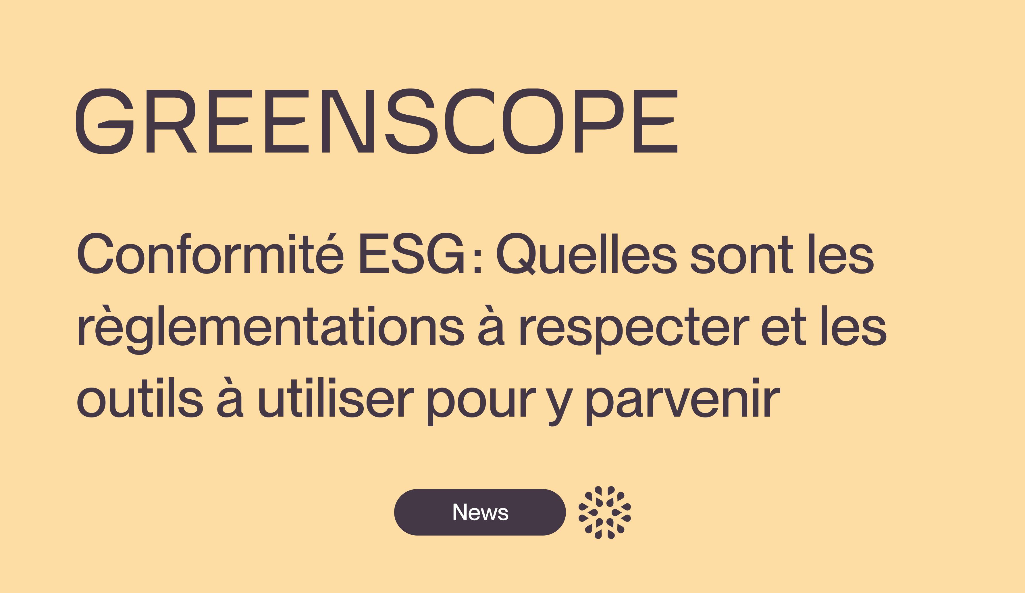 conformité esg