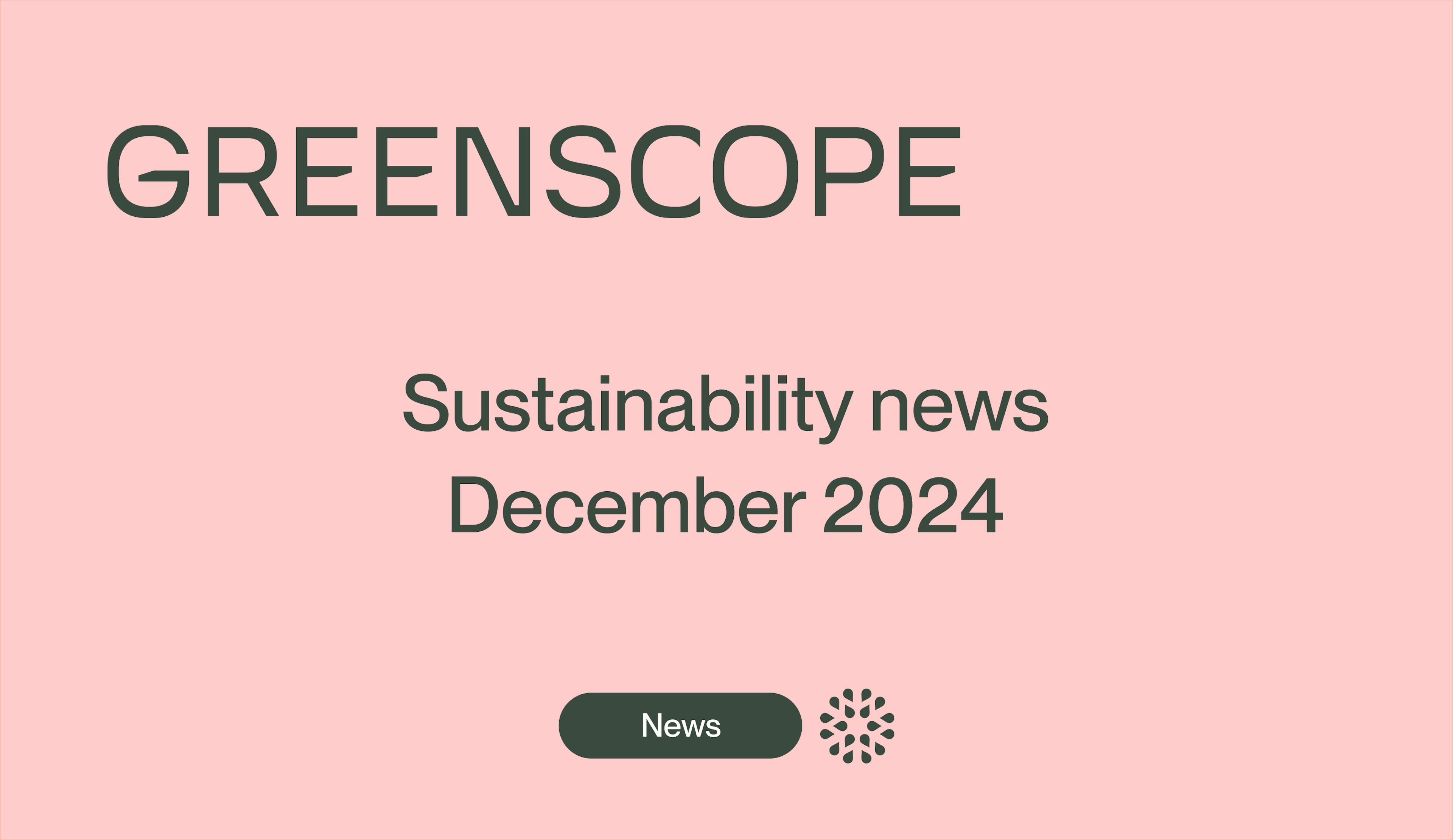 Top professional sustainability monthly news