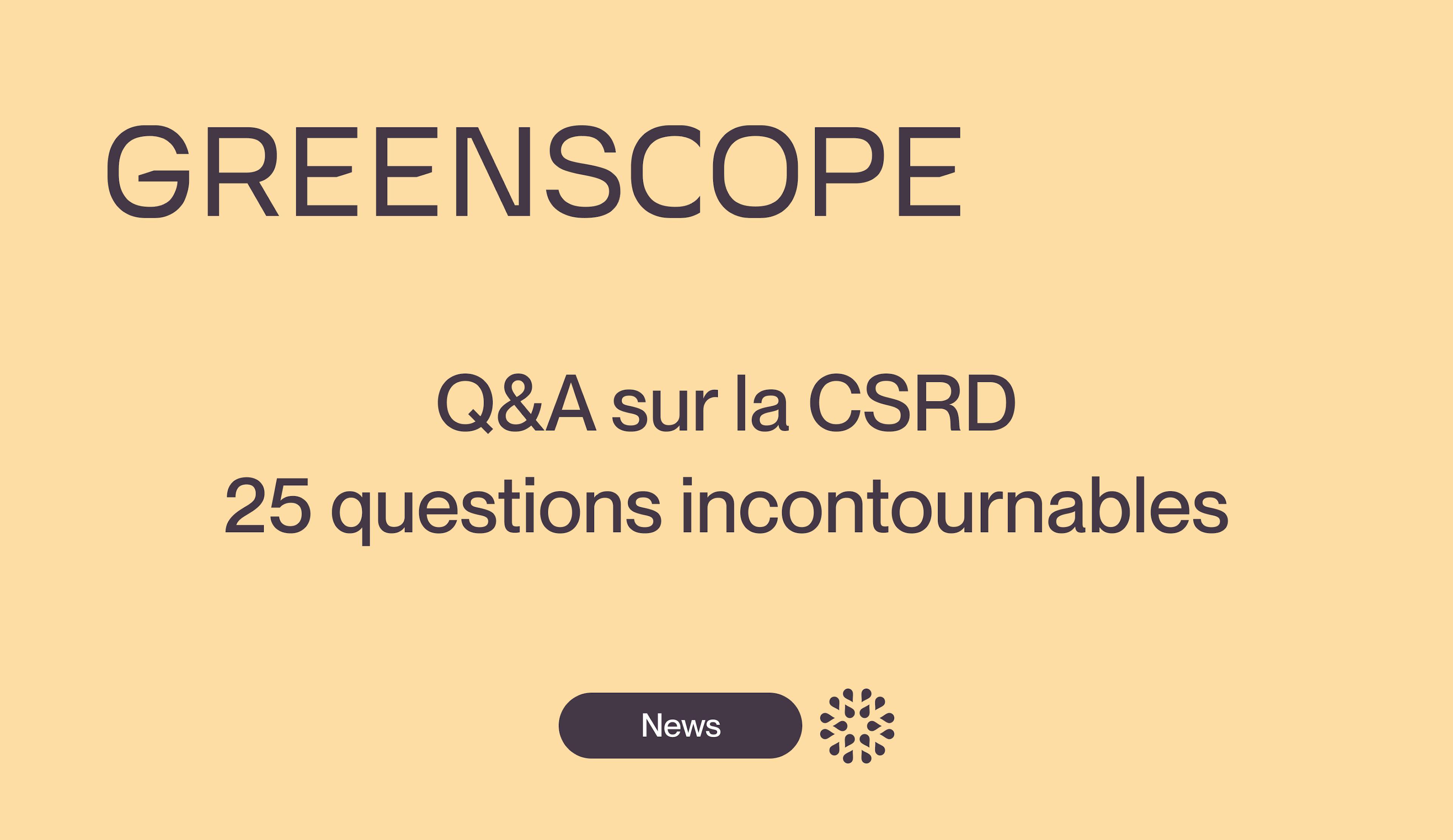 Q&A questions CSRD