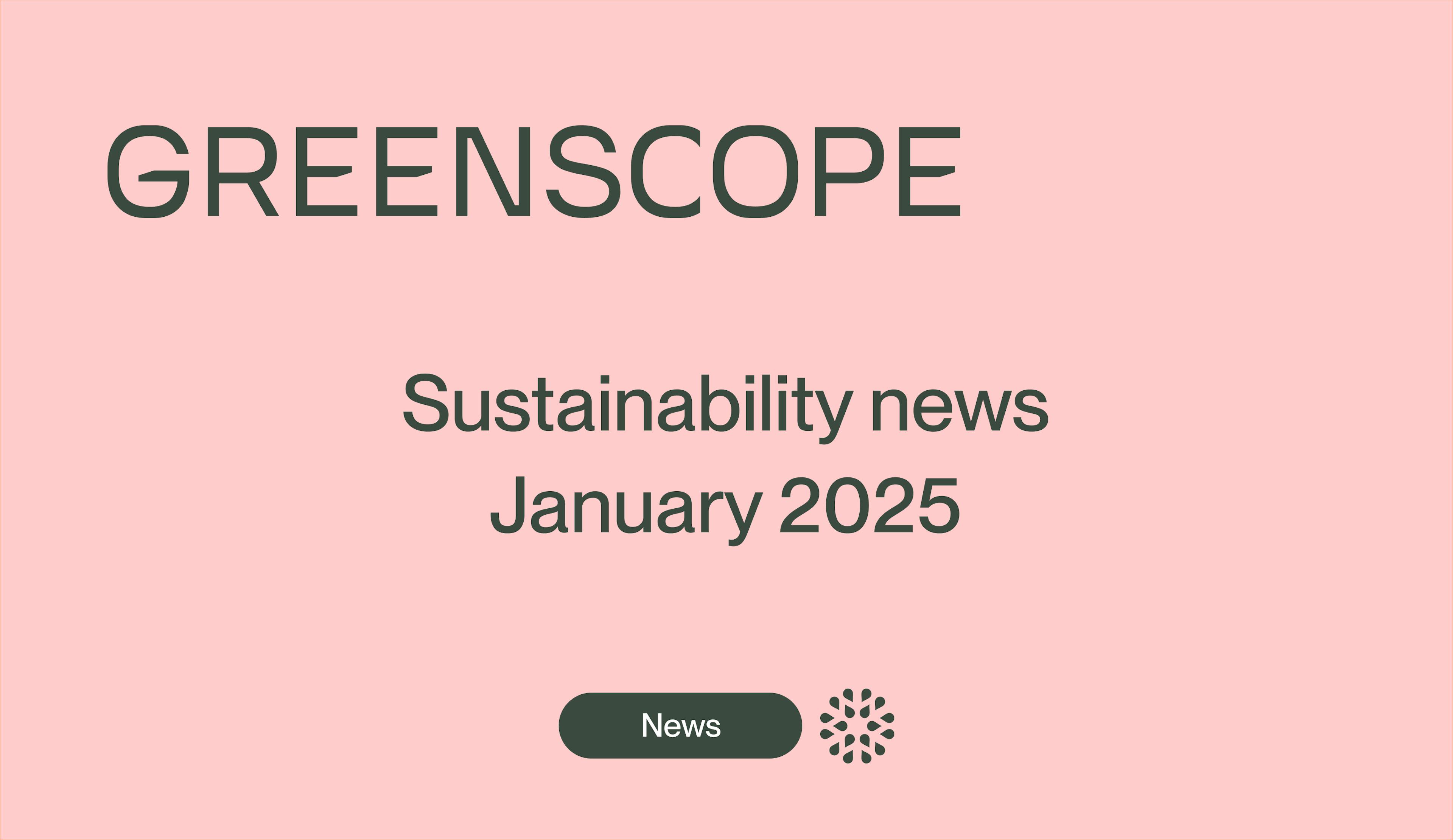 Top professional sustainability monthly news