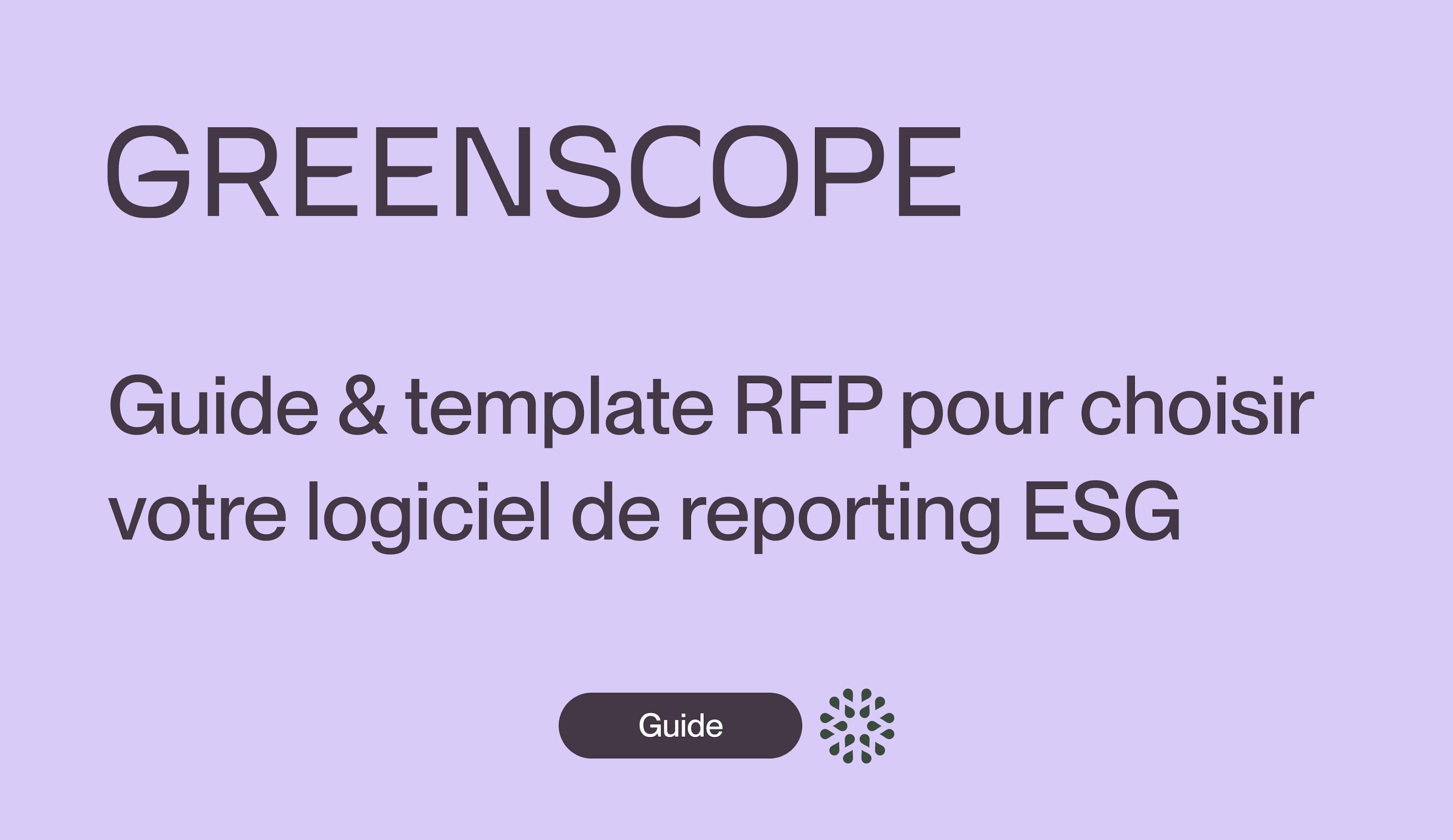 guide & template pour appel d'offres logiciel esg reporting