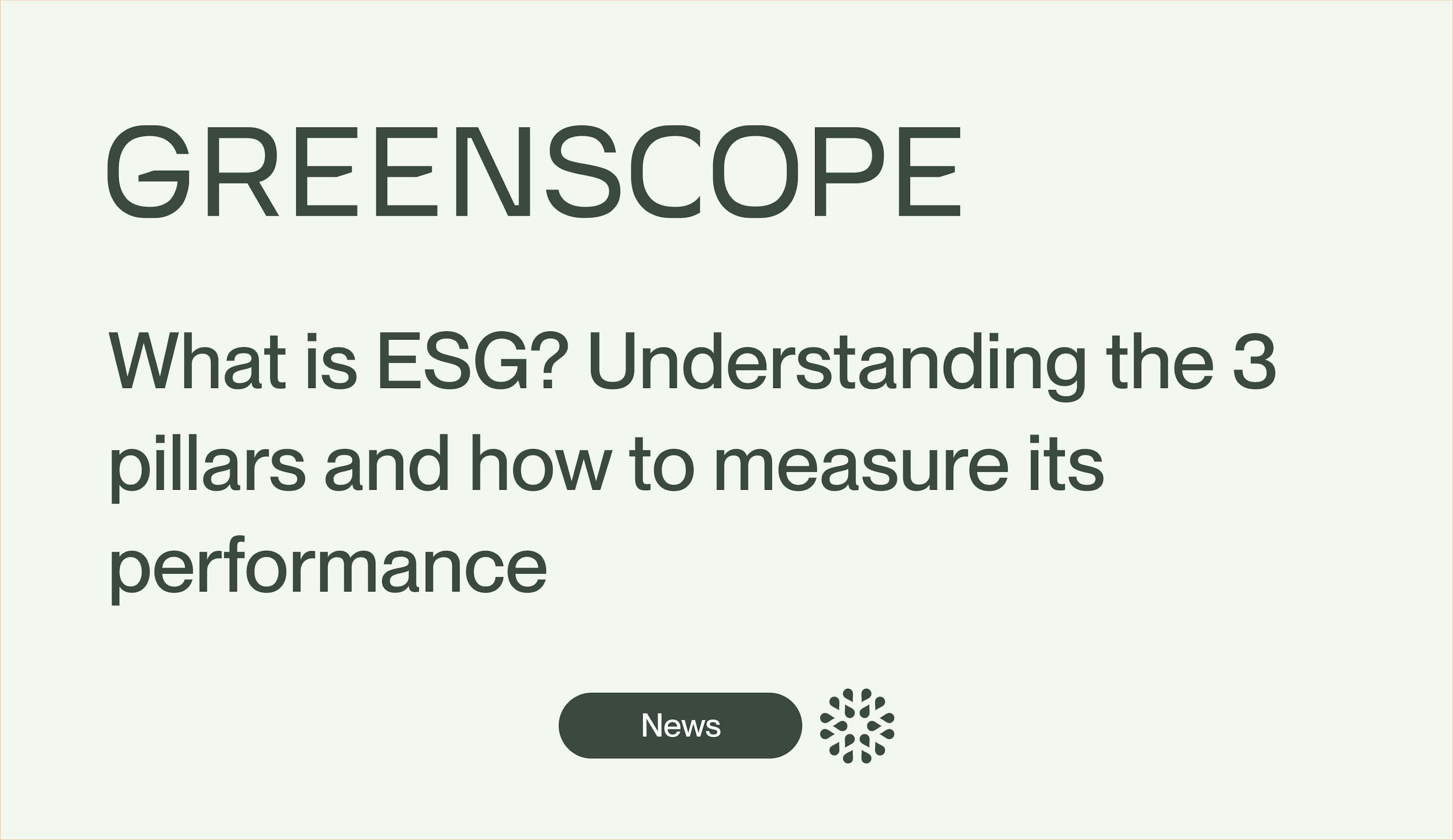 ESG basics definitions scoring KPI measure