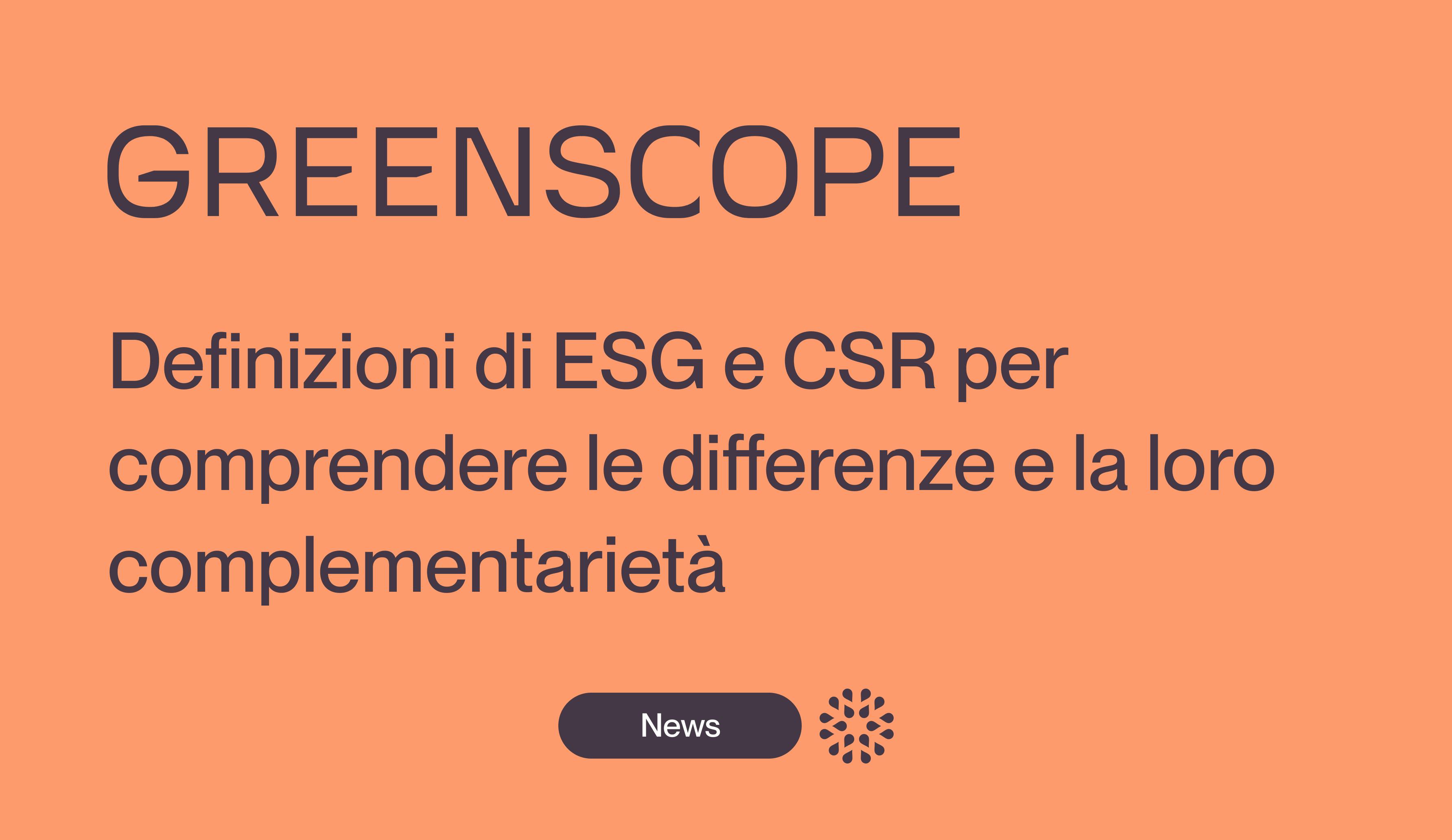 ESG vs RSI : differenza