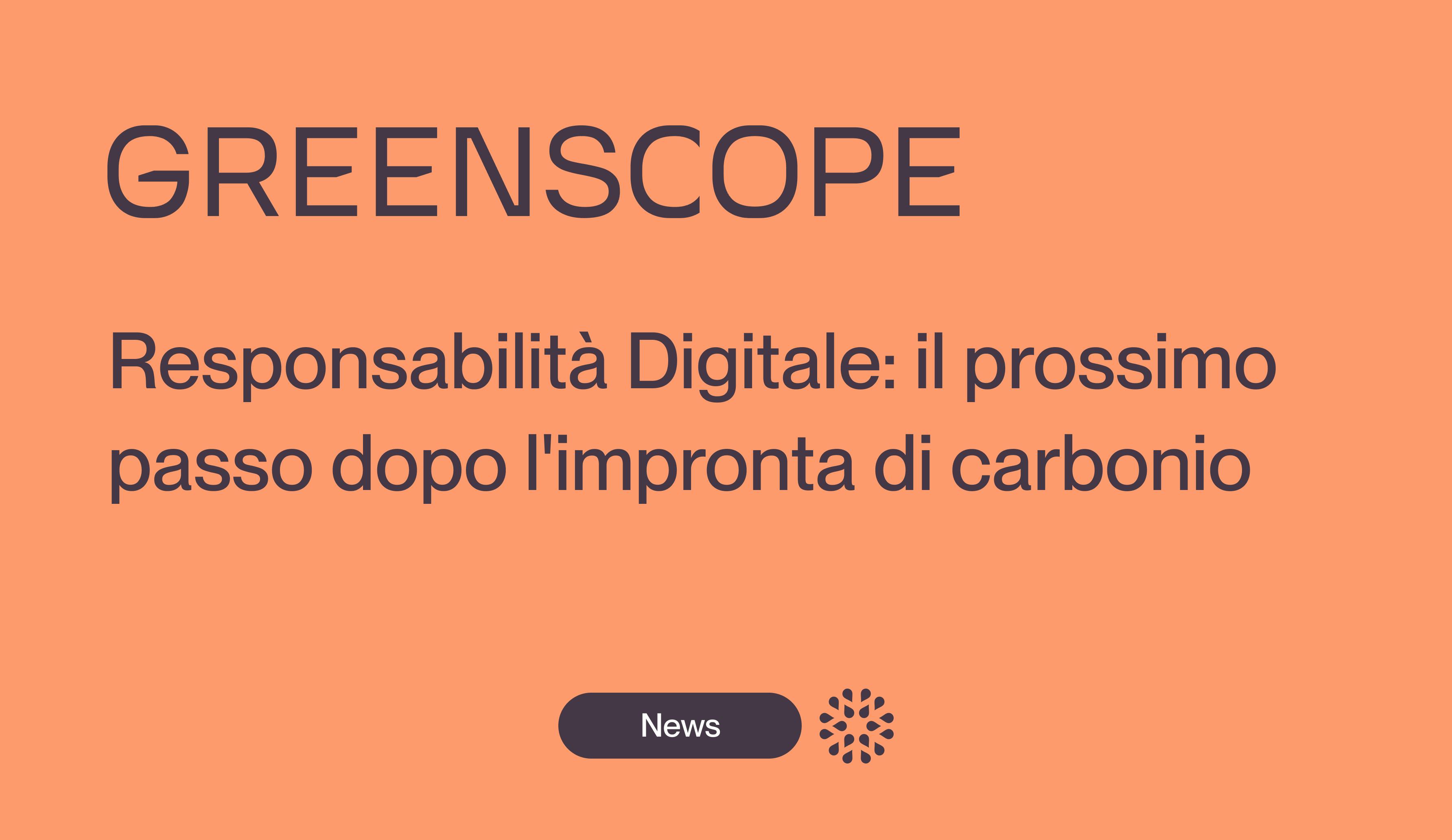 responsabilità digitale impronta di carbonio