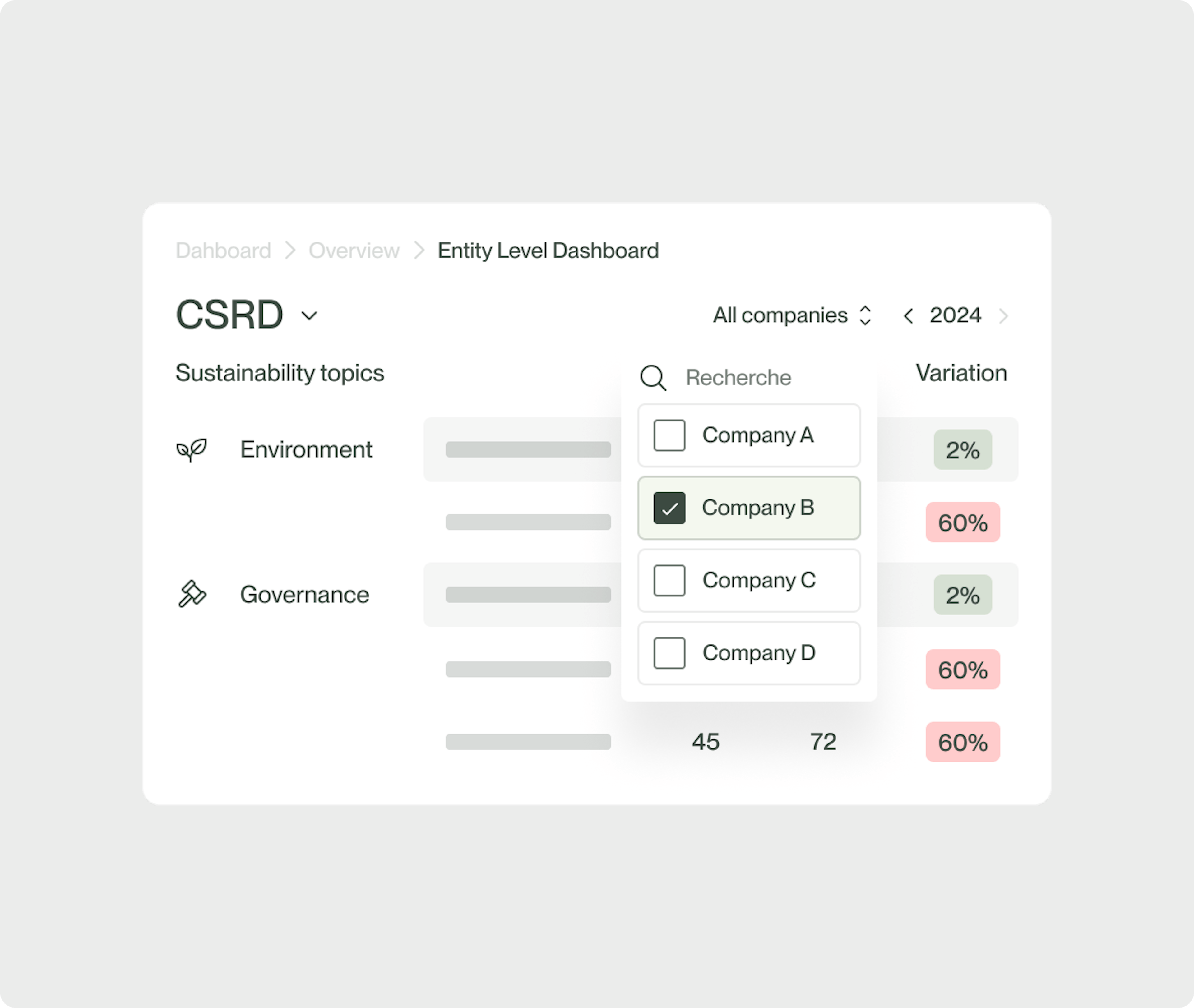 CSRD avec double matérialité et collecte de données