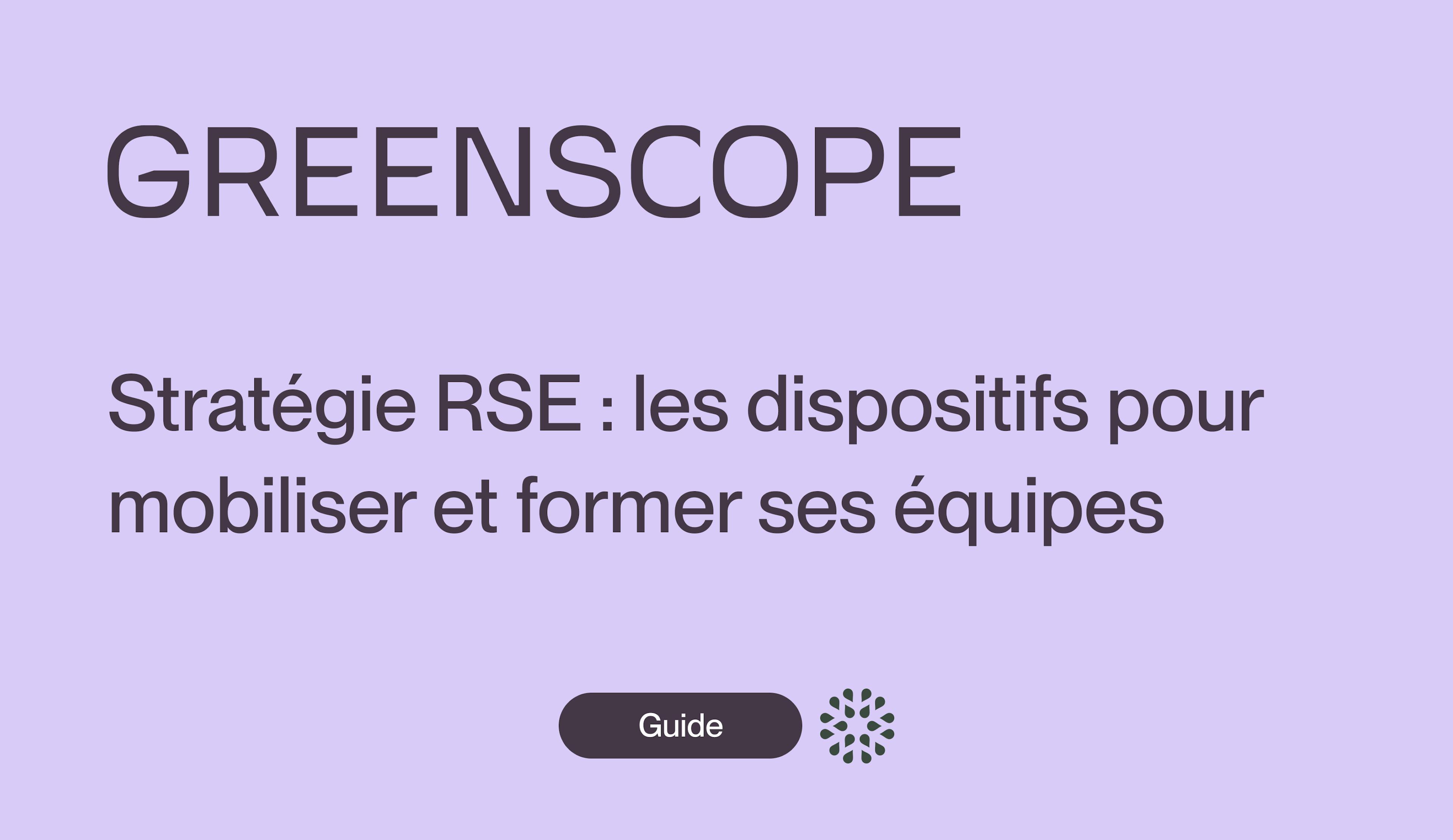 Dispositif sensibilisation formation RSE