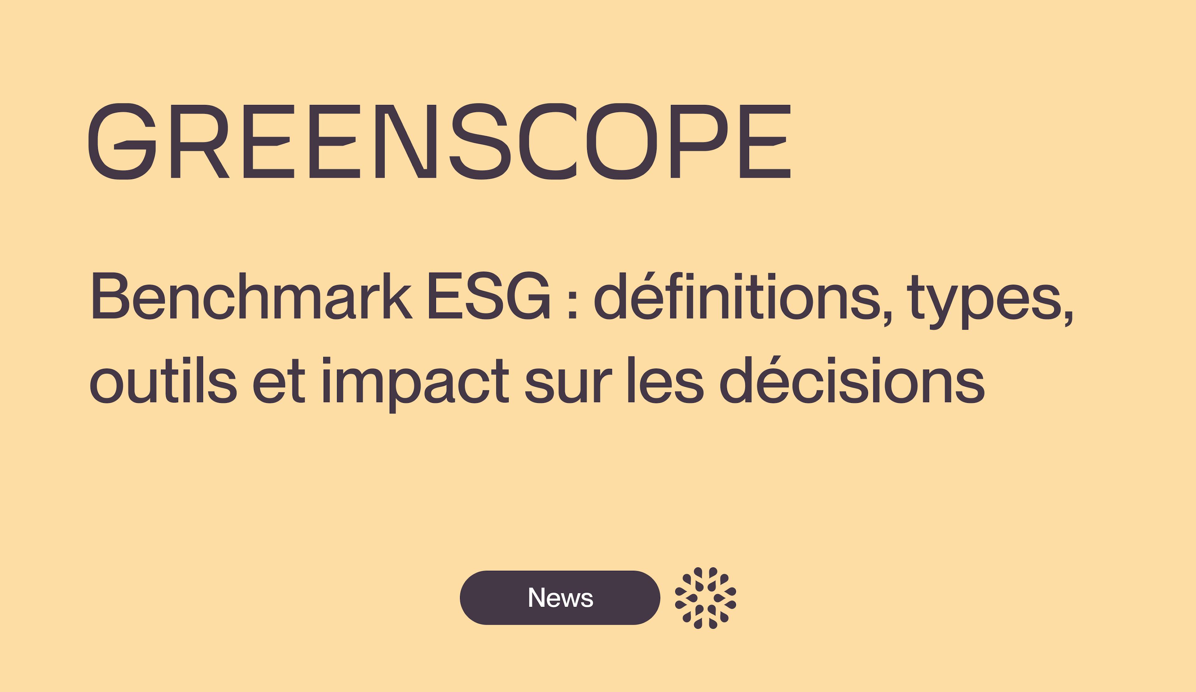 benchmark ESG