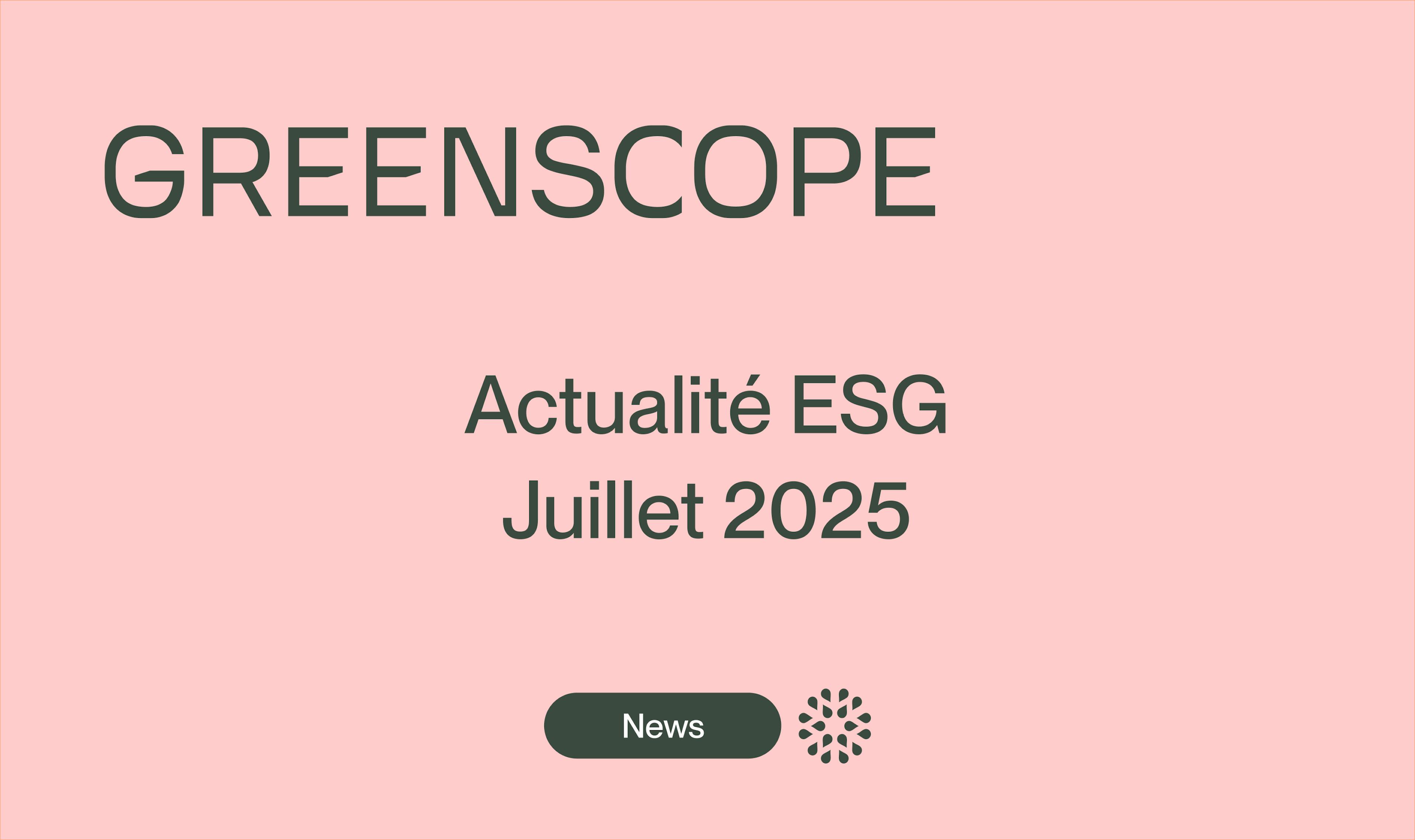 esg news sustainability newsletter