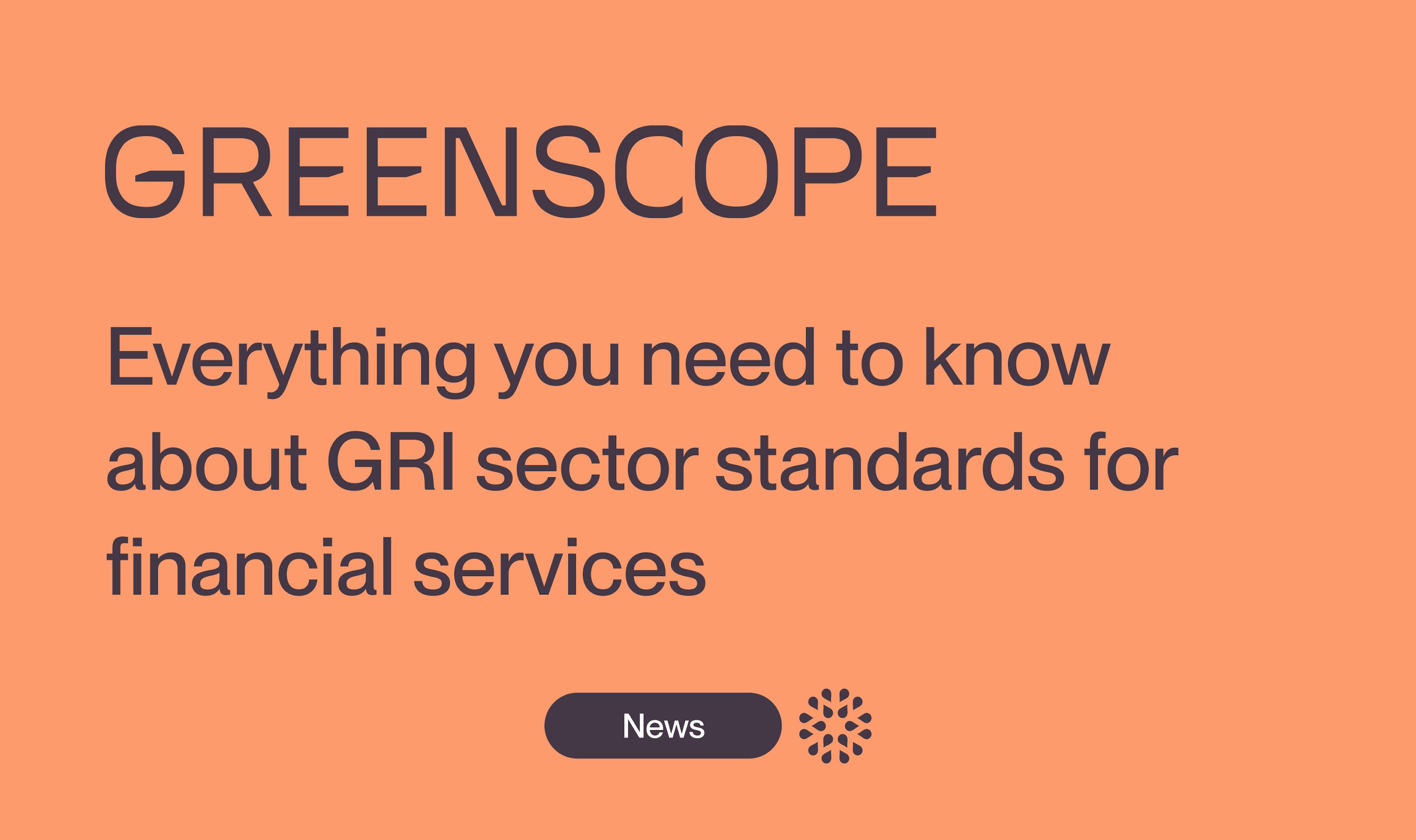 GRI sector reporting standards