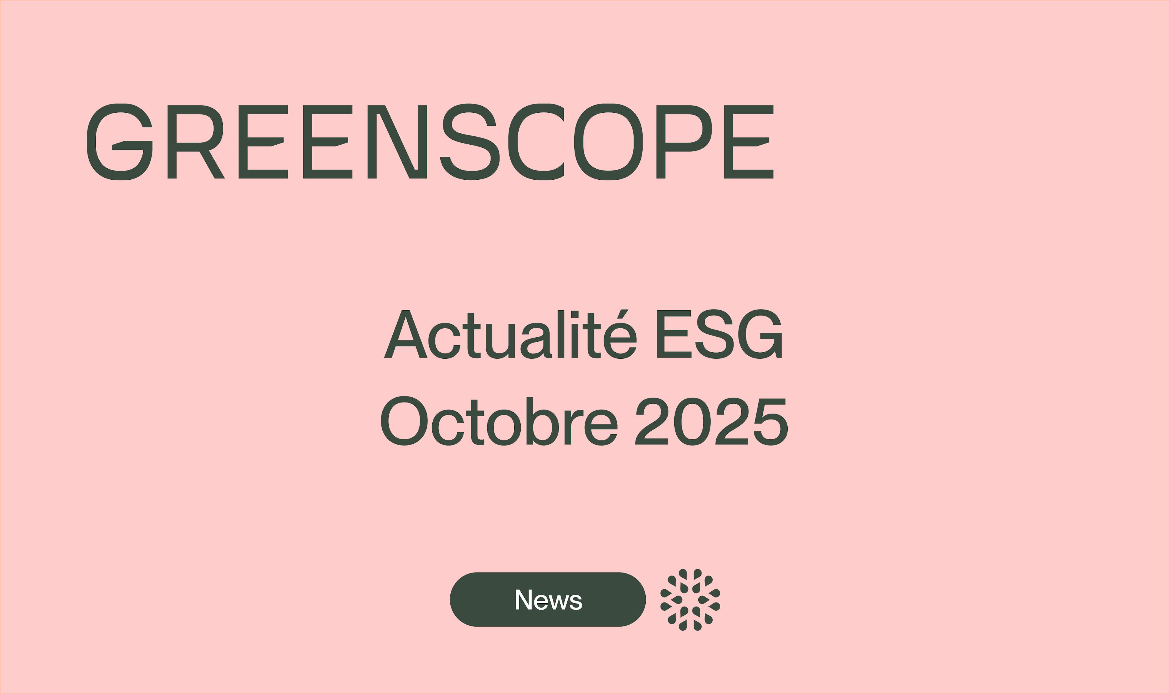 esg news sustainability newsletter