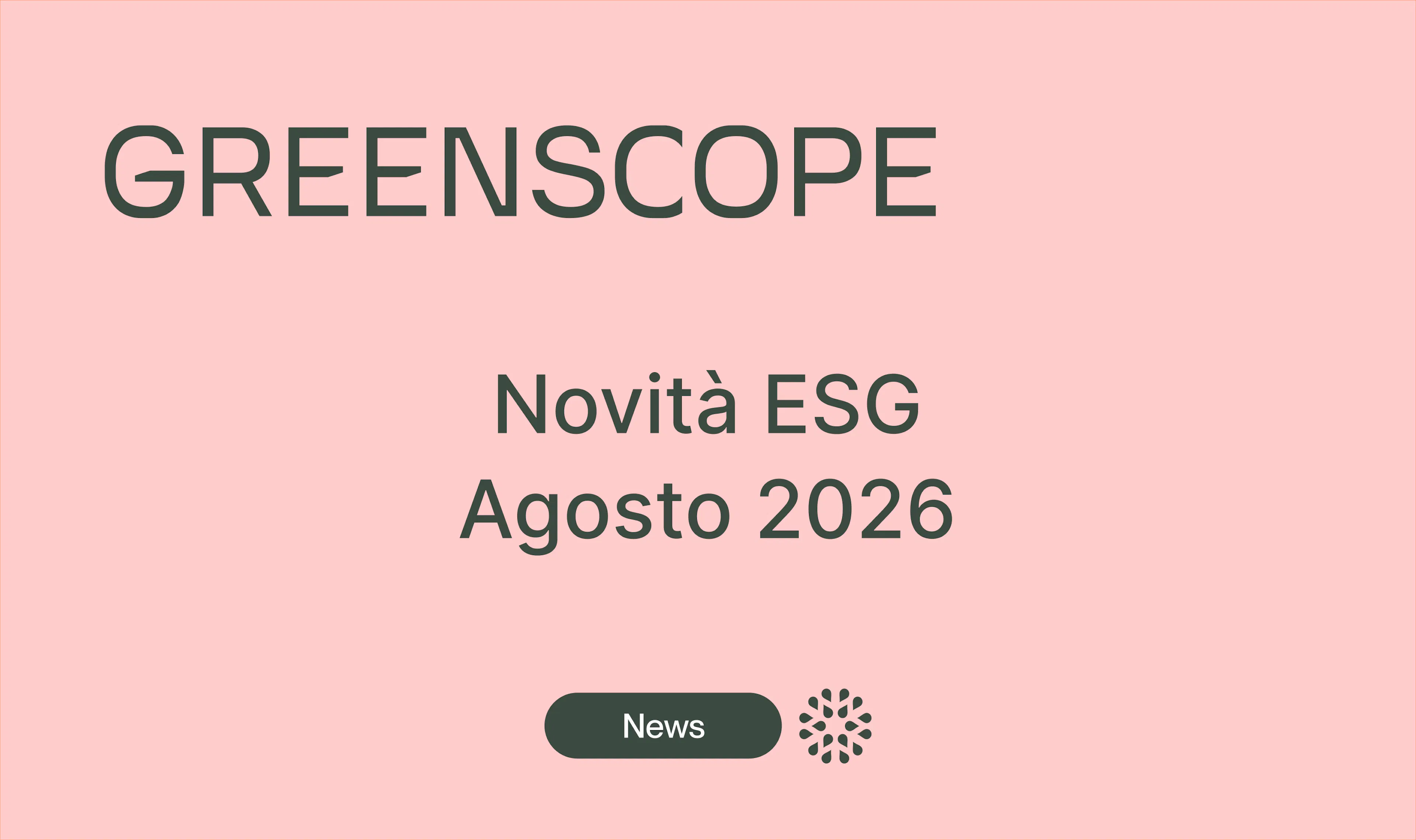 sustainable finance newsletter