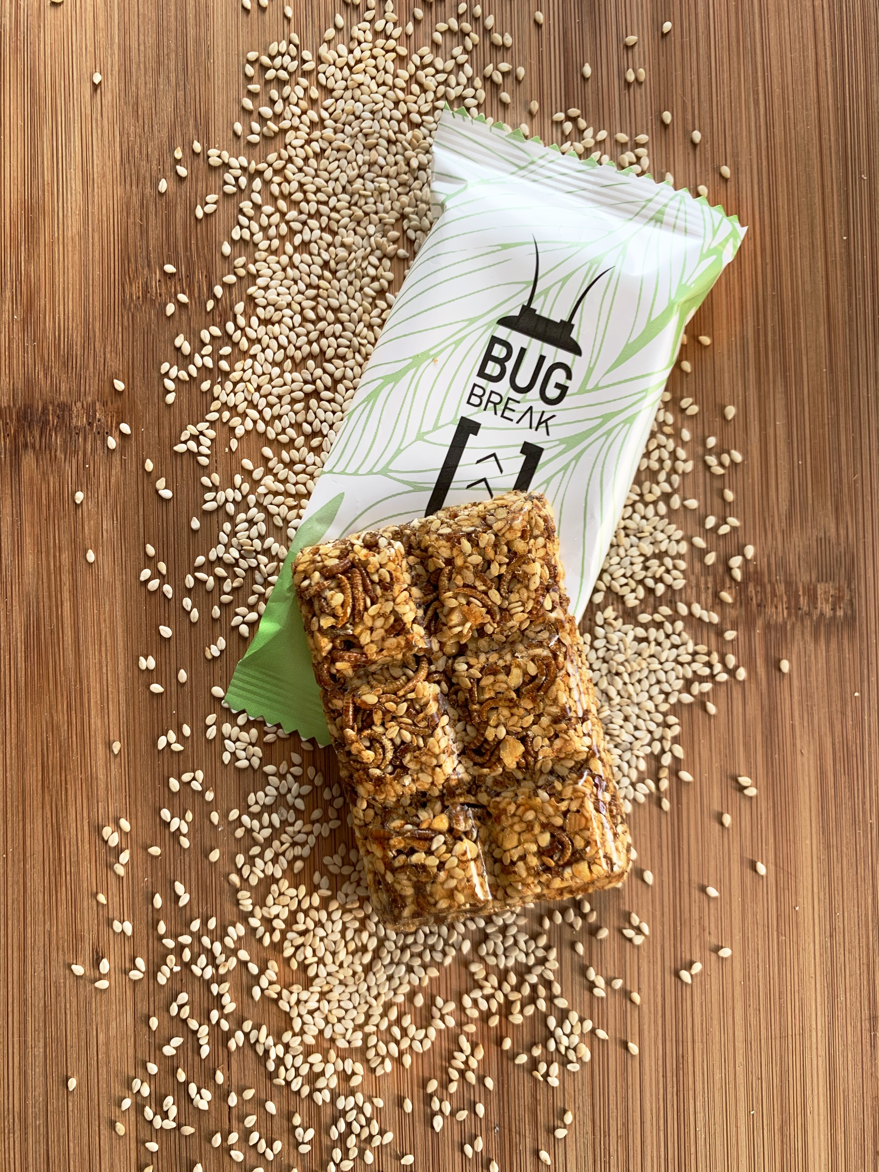 Bug-Break bar on top of the package