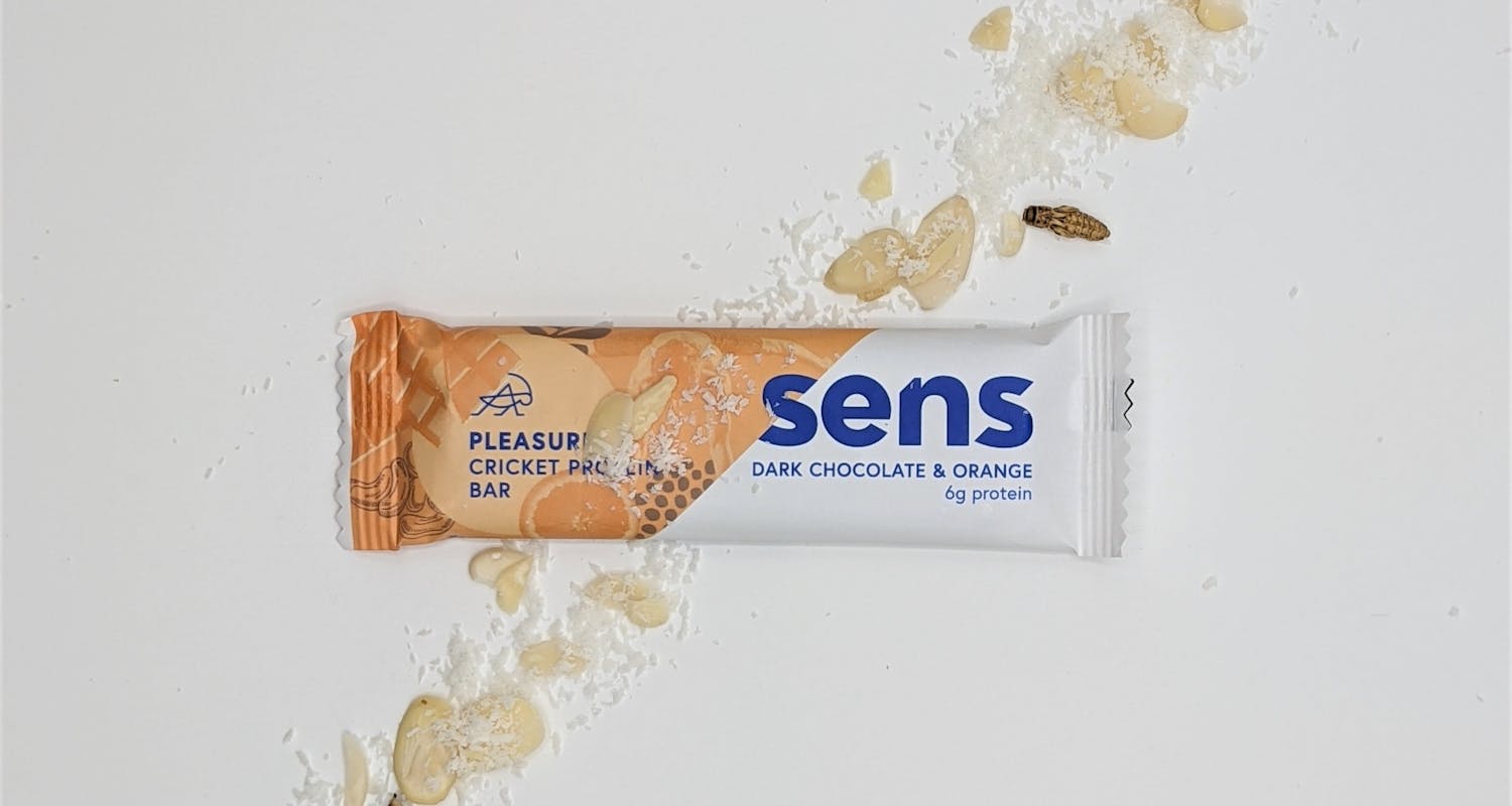 SENS Pleaure Cricket Protein Bar Dark Chocolate & Orange