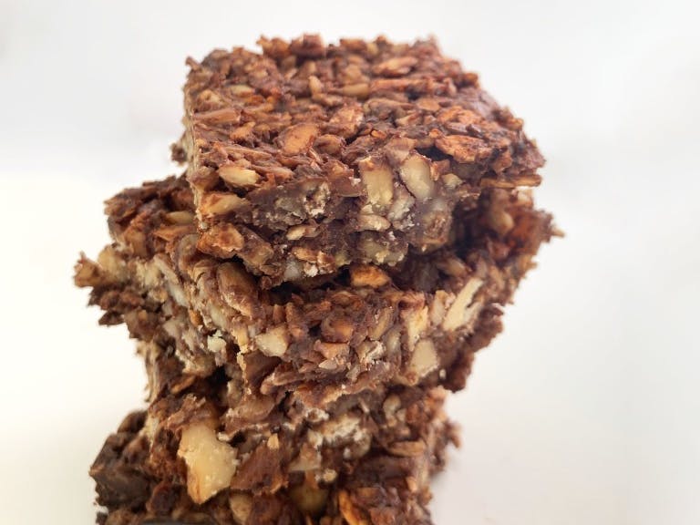 Stacked self-made insect protein bars