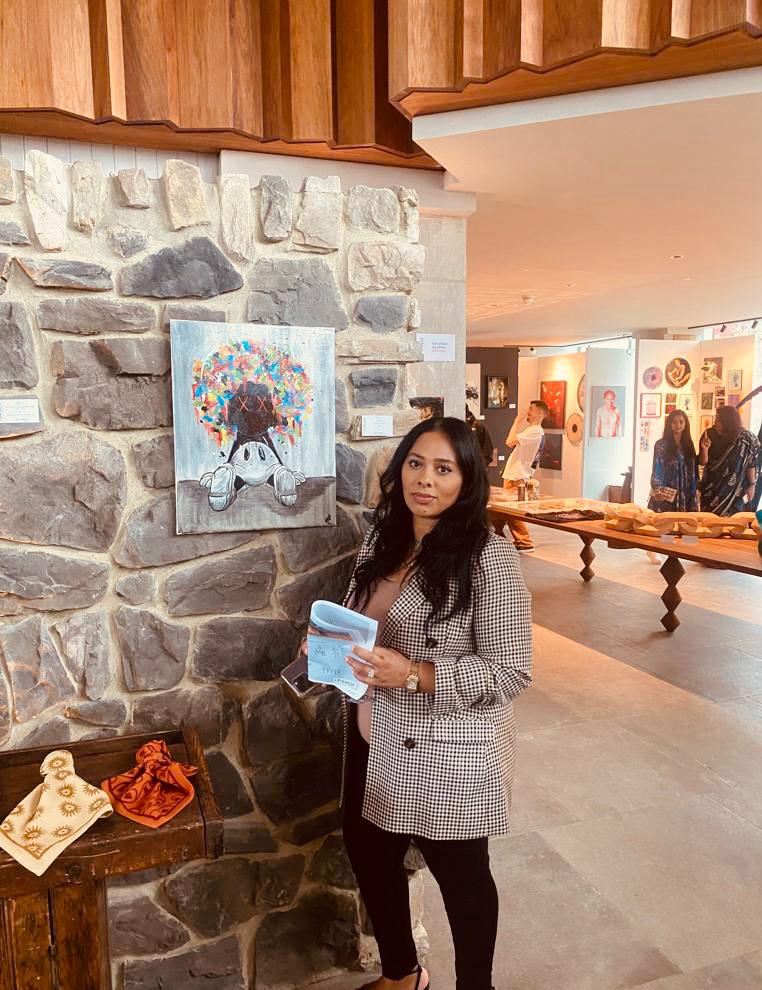 Nelly Khanum, an artist dedicated to using creativity for change