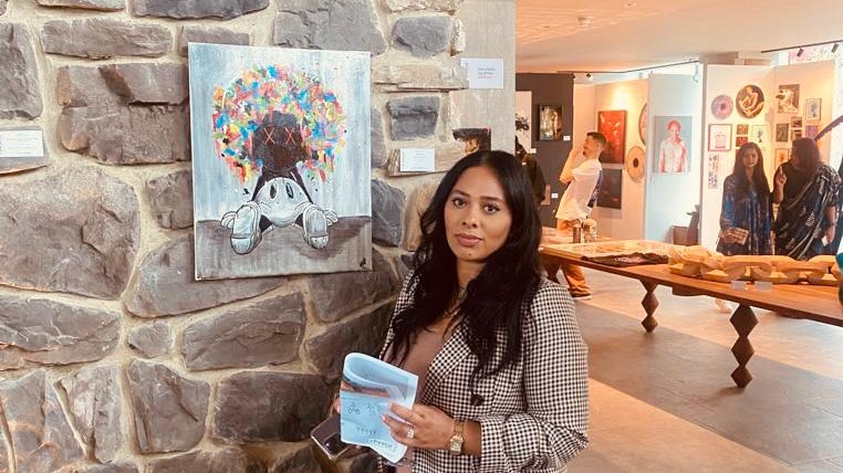 Nelly Khanum, an artist dedicated to using creativity for change