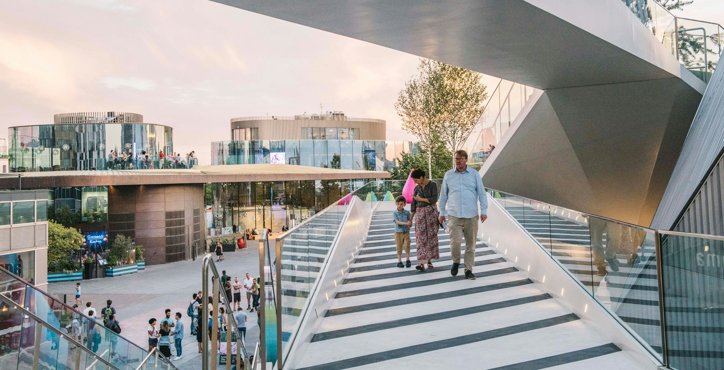 Greenwich Peninsula offers lush green space, enviable views, and a bold future