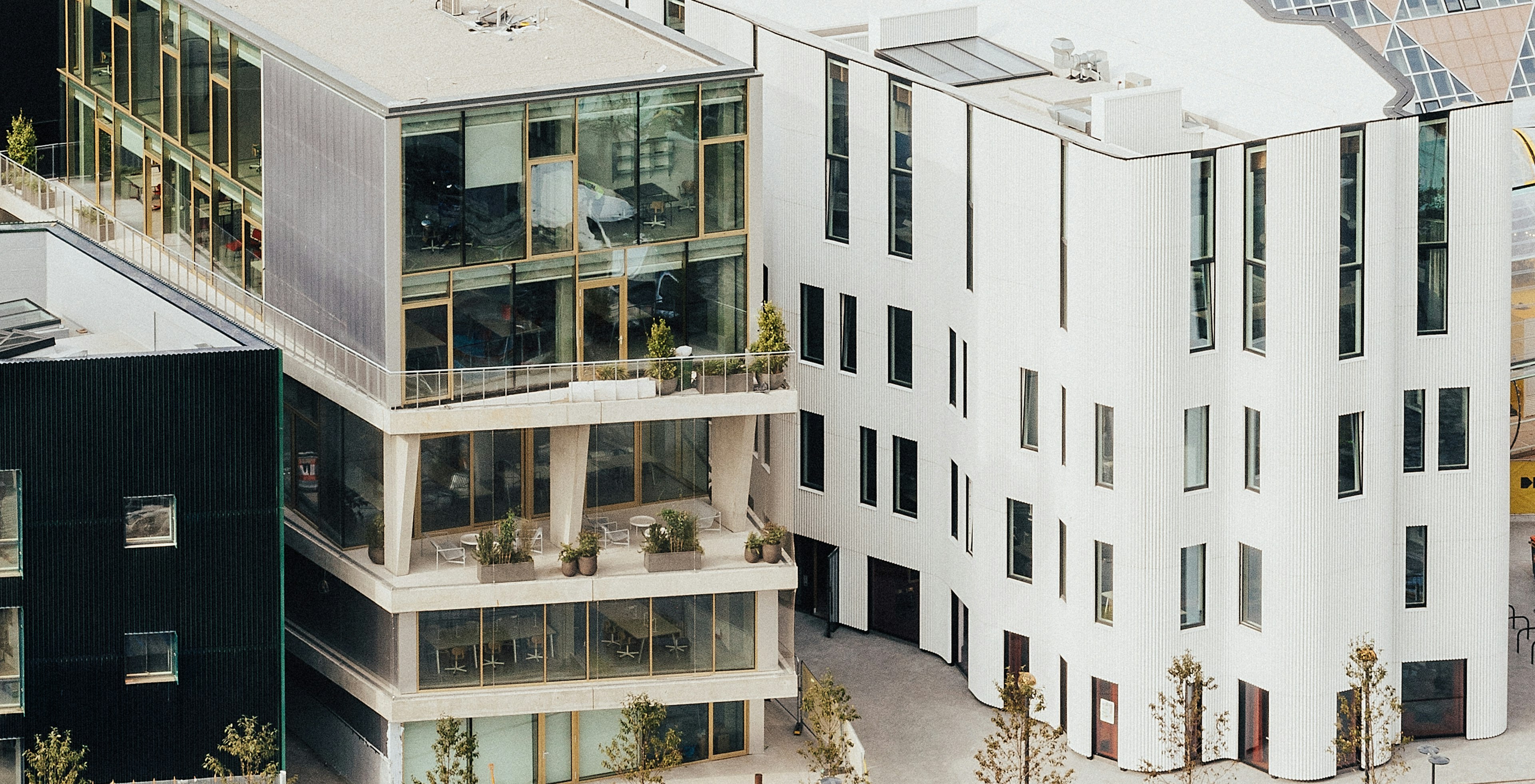 Design District flats from aerial shots